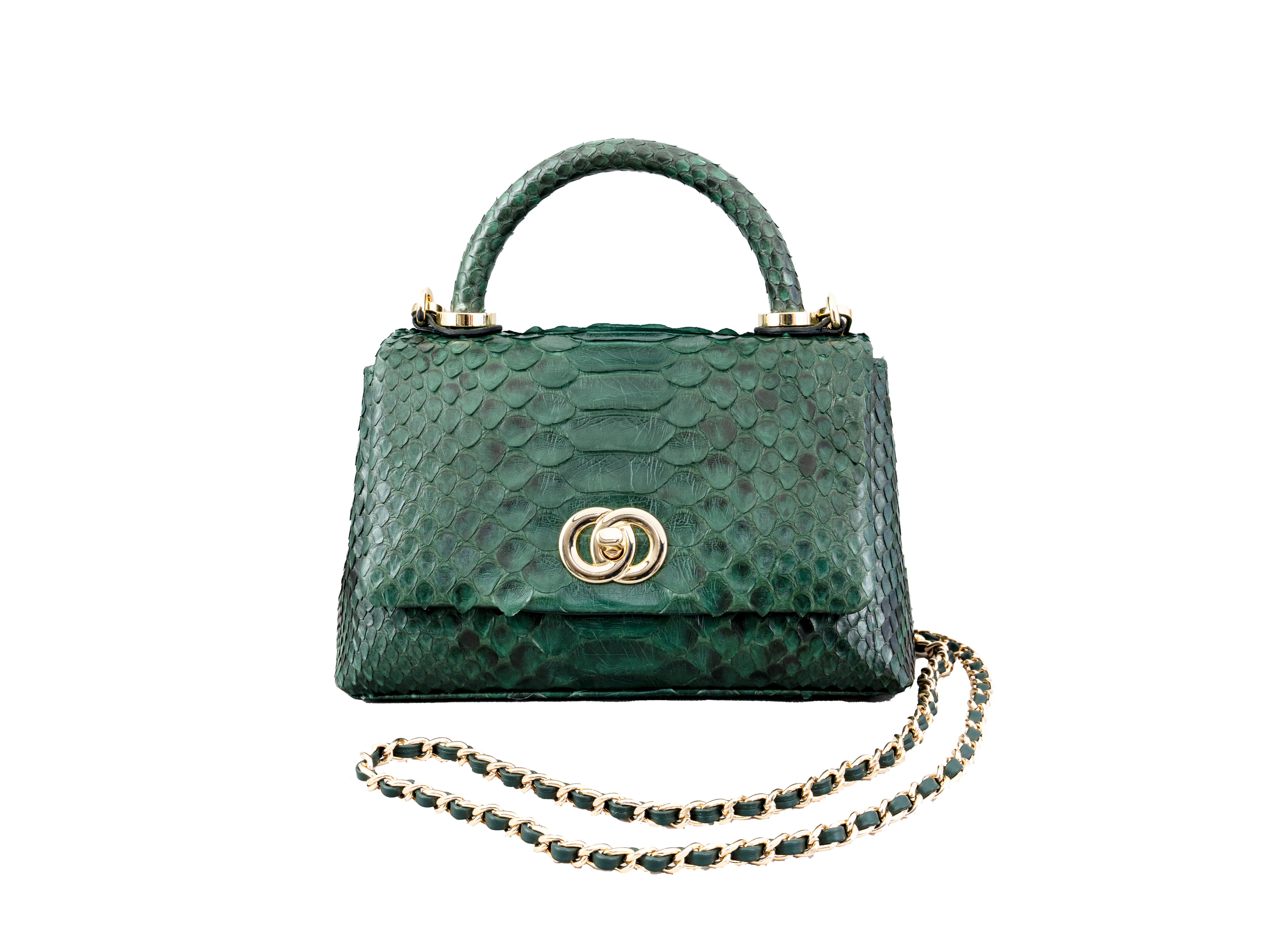 Zenith Python Leather Bag