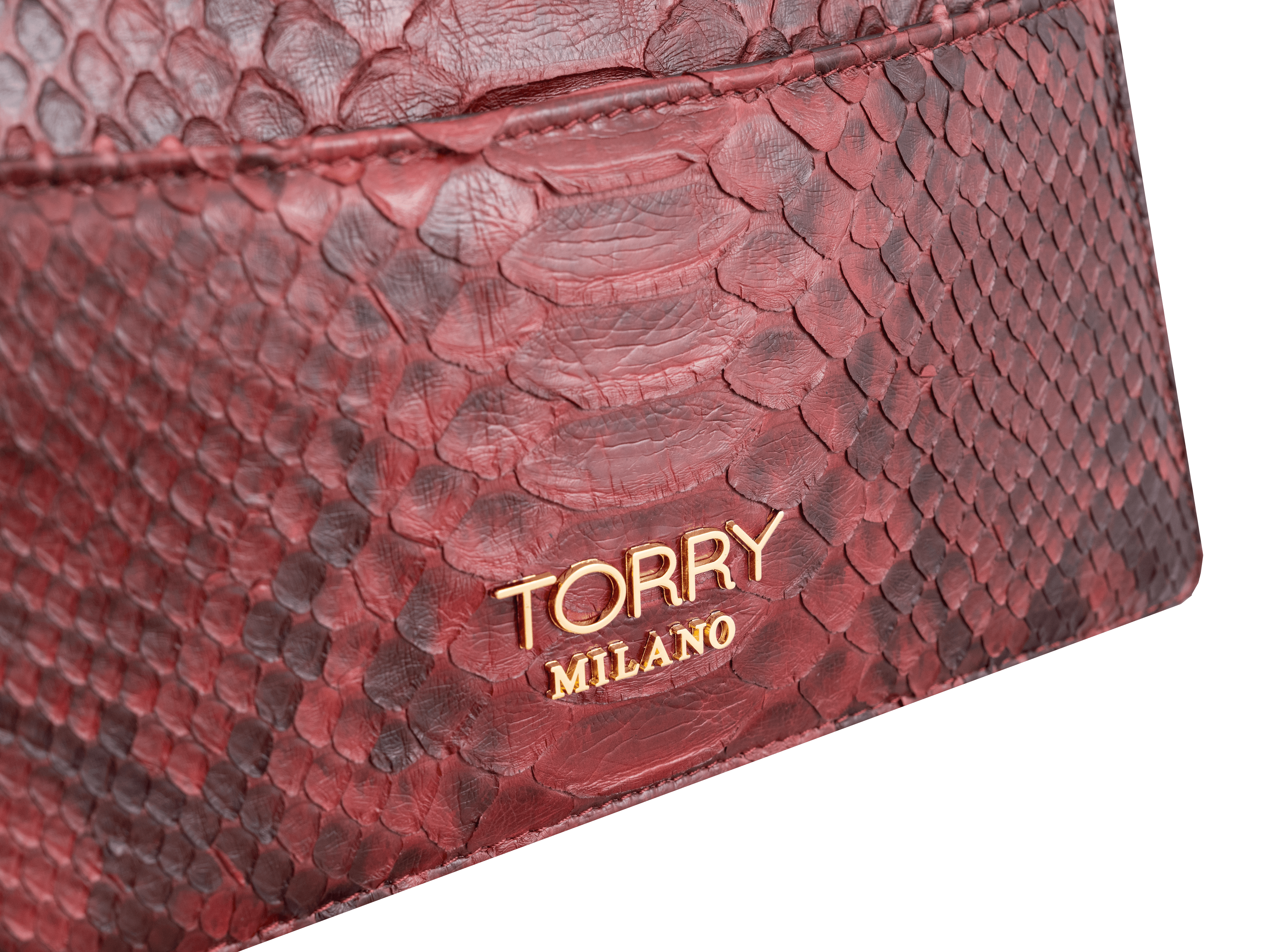 Luxora Python Leather Bag