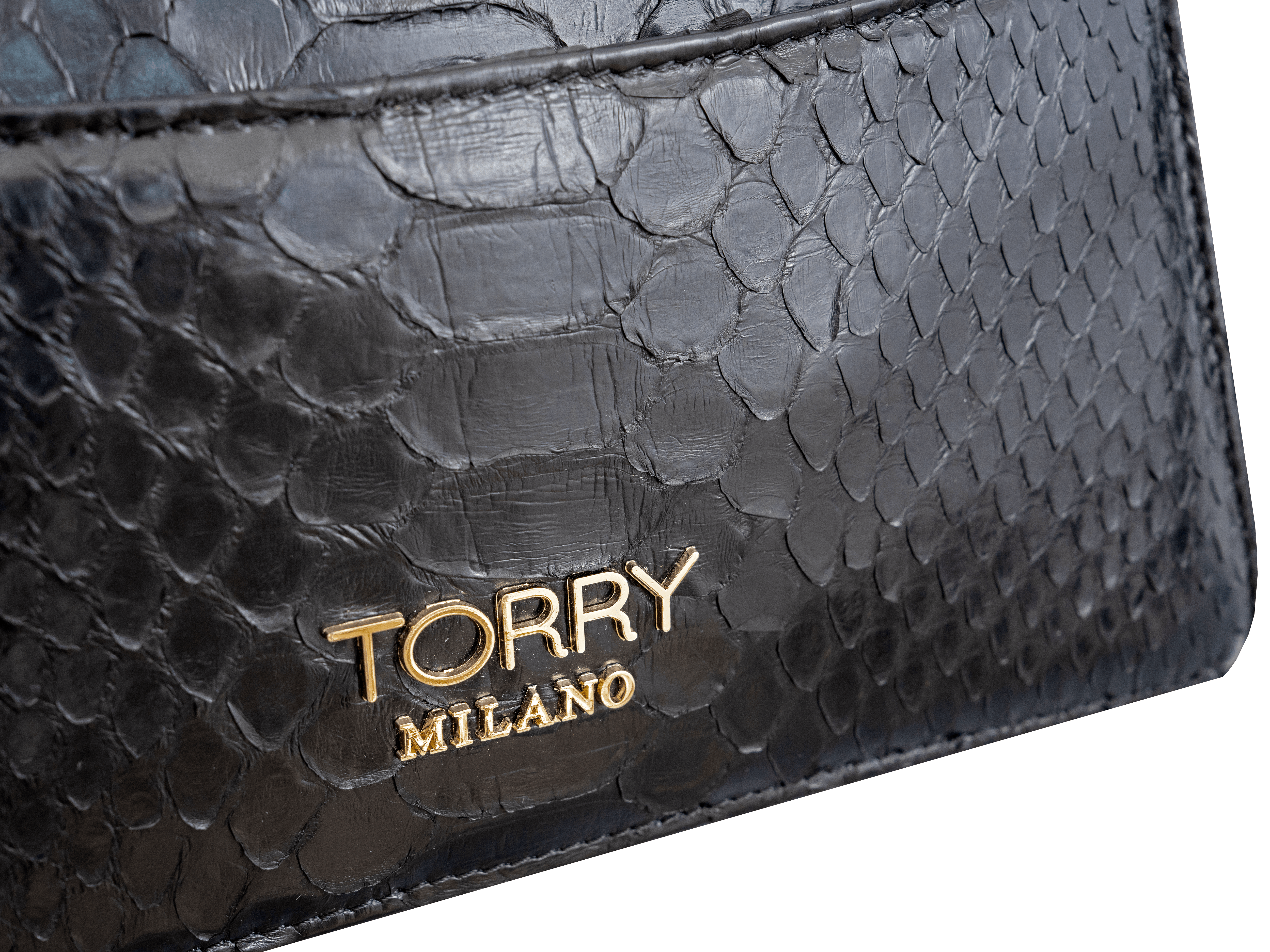 Luxora Python Leather Bag