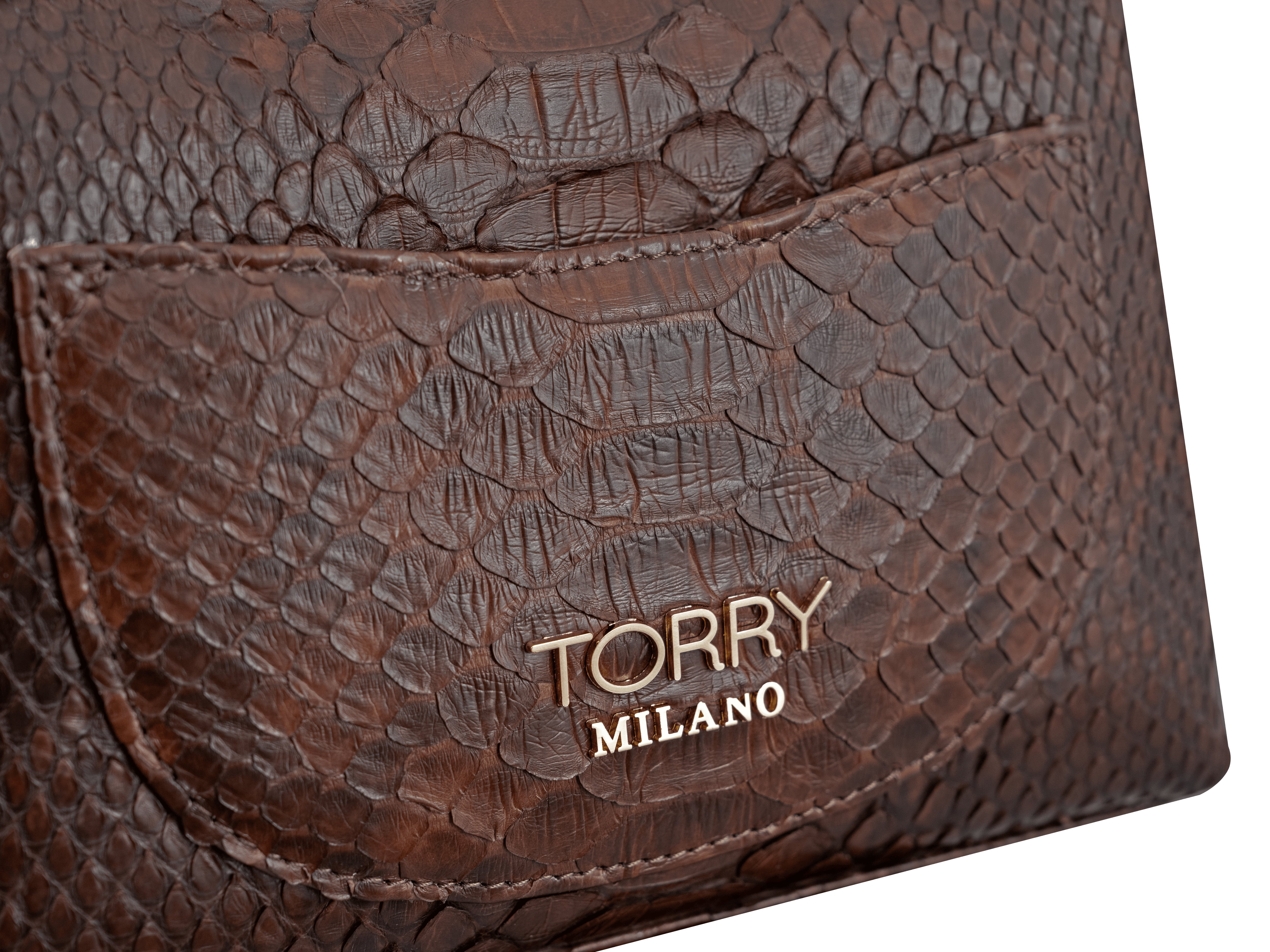 Zenith Python Leather Bag