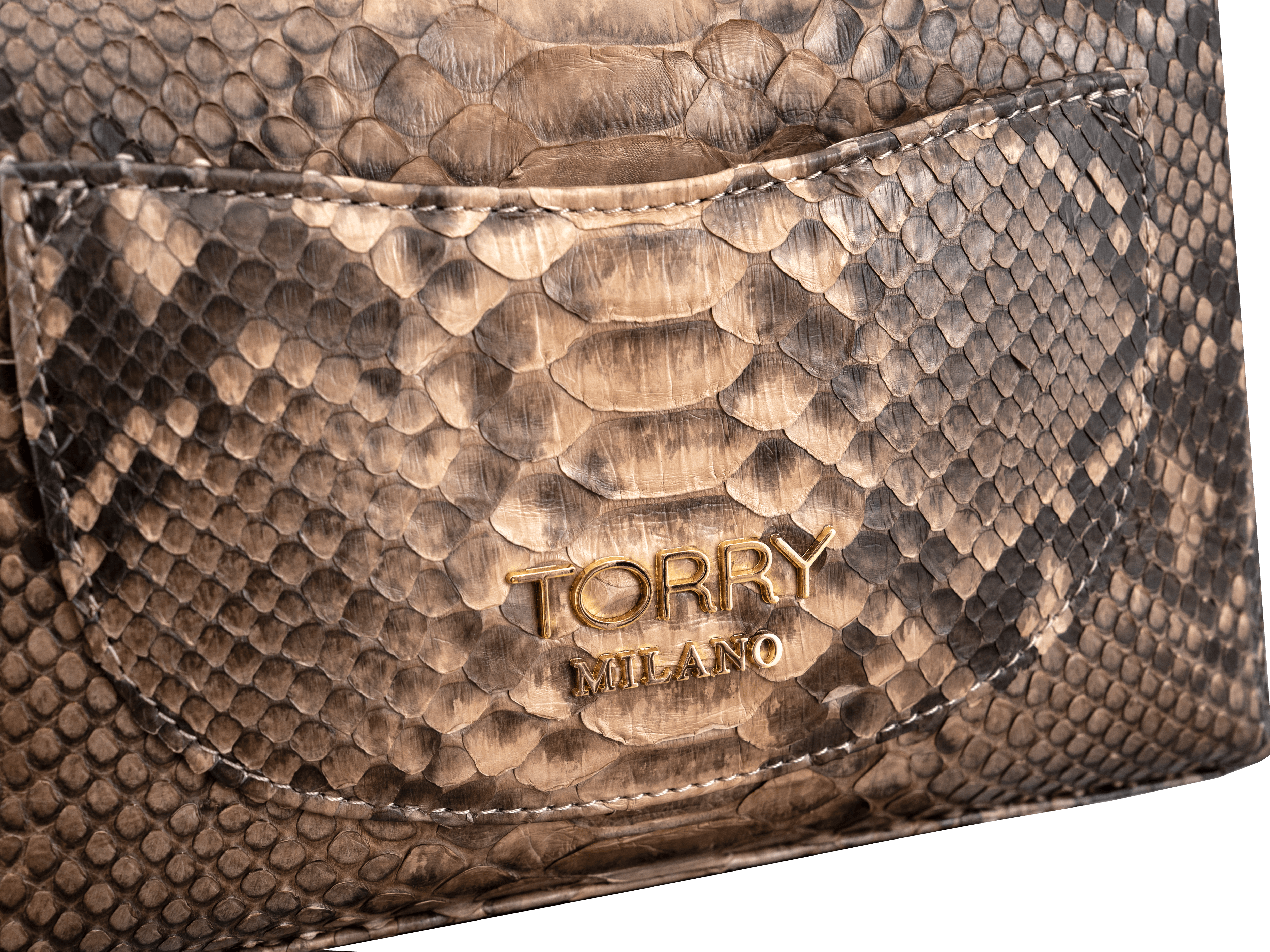 Zenith Python Leather Bag