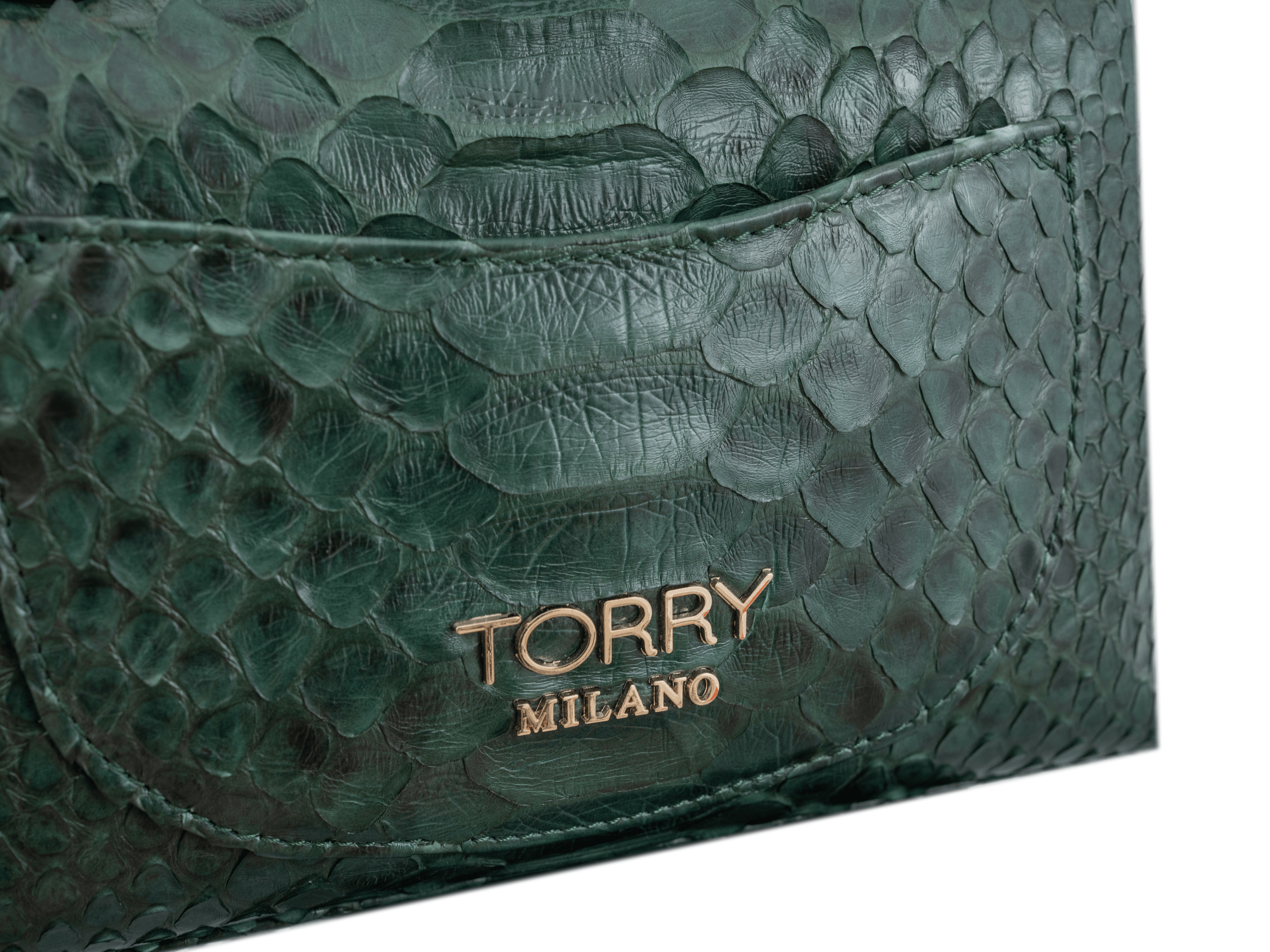 Zenith Python Leather Bag