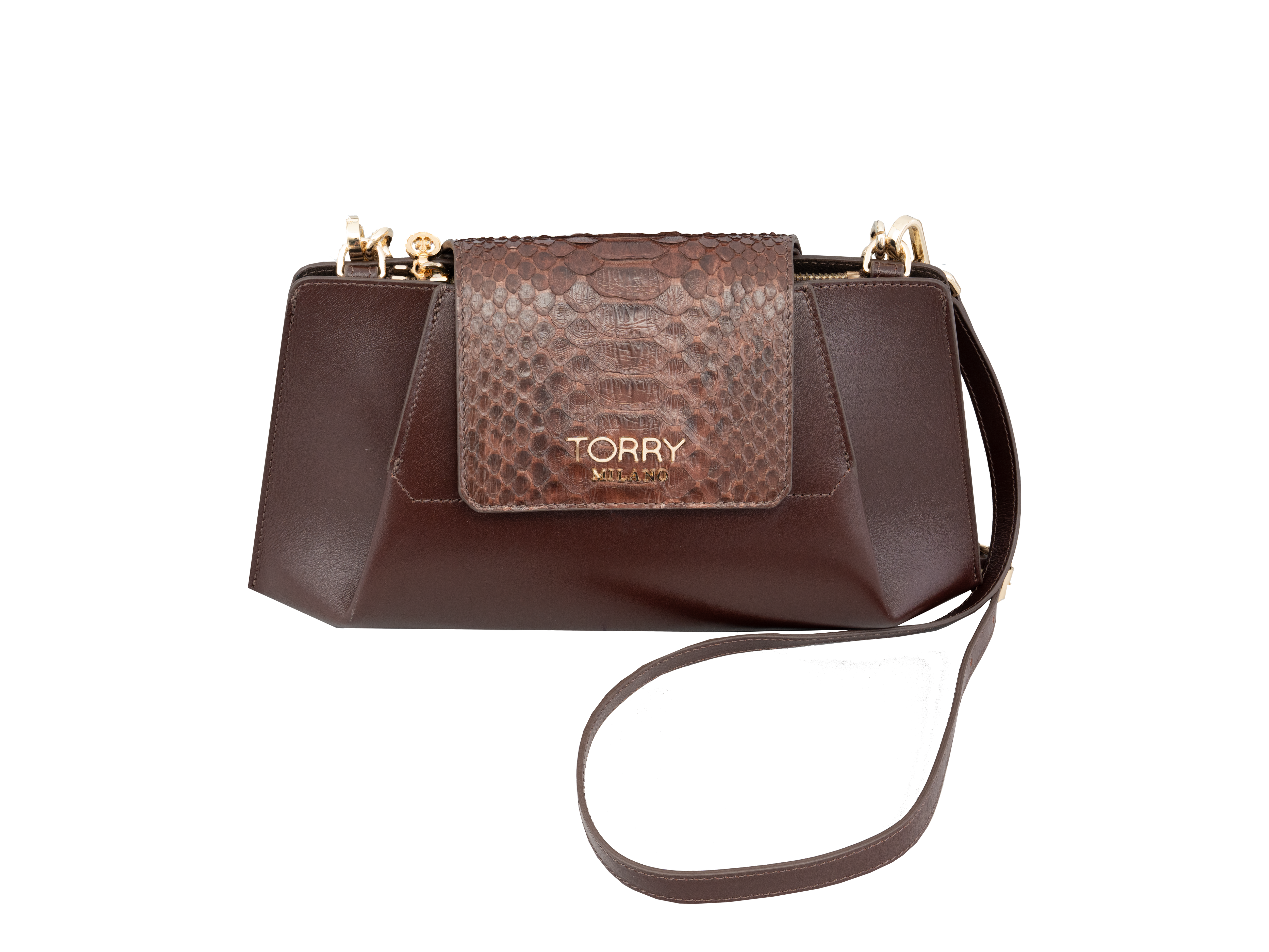 Eclat Python Leather Bag