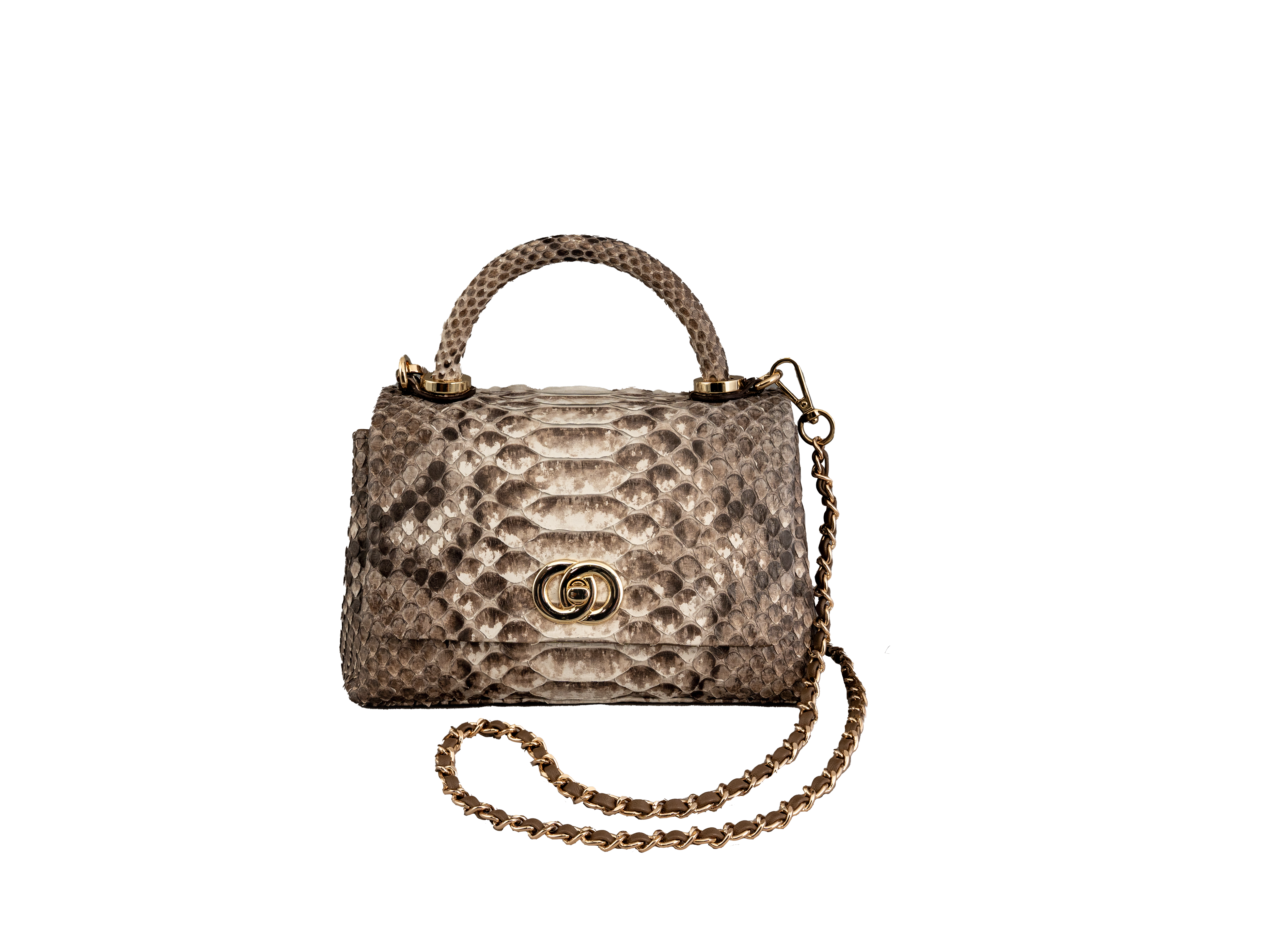 Zenith Python Leather Bag