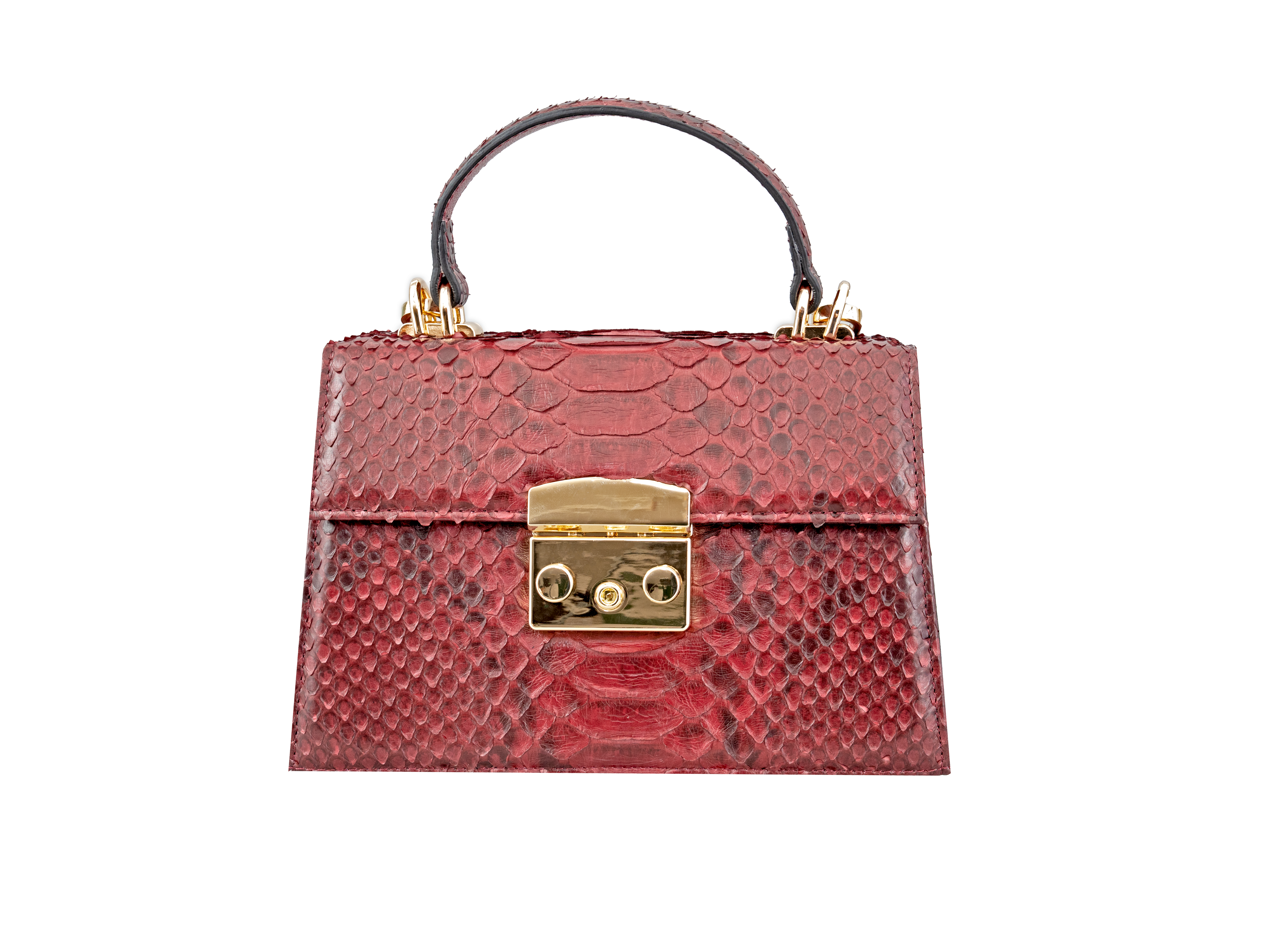 Luxora Python Leather Bag