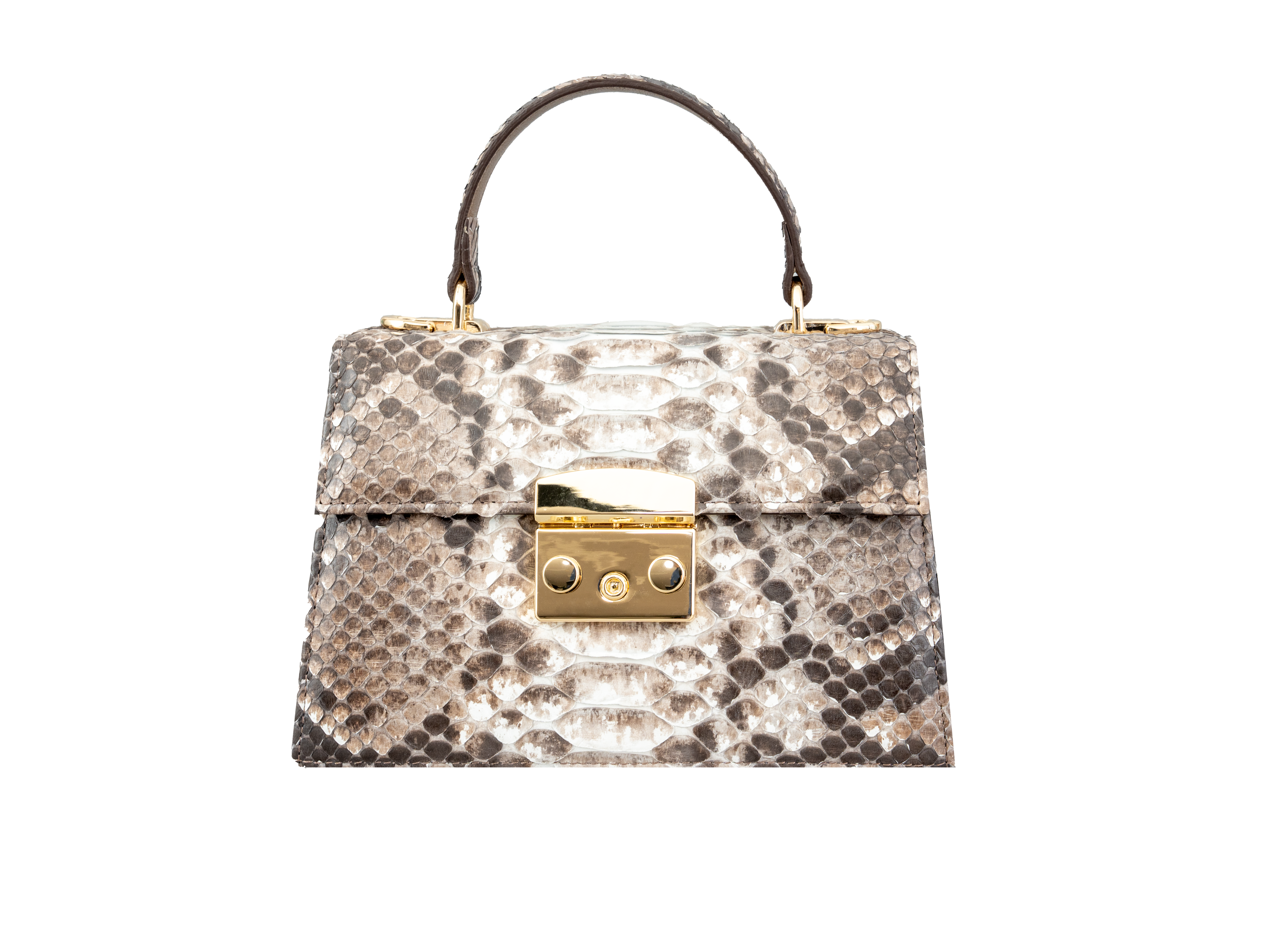 Luxora Python Leather Bag
