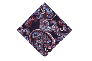 Image of Silk Paisley Pocket Square