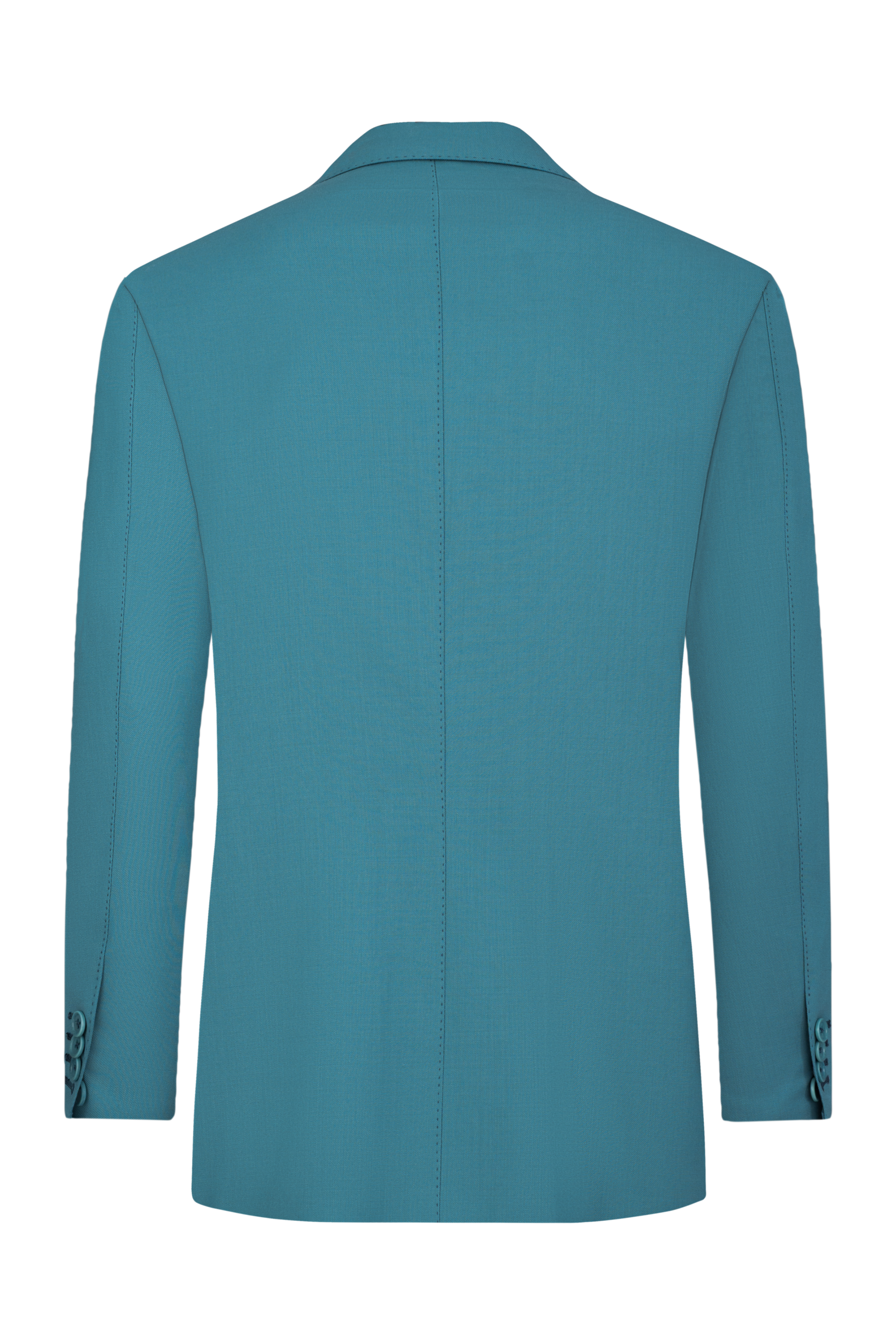 Turquoise Double Breasted Suit