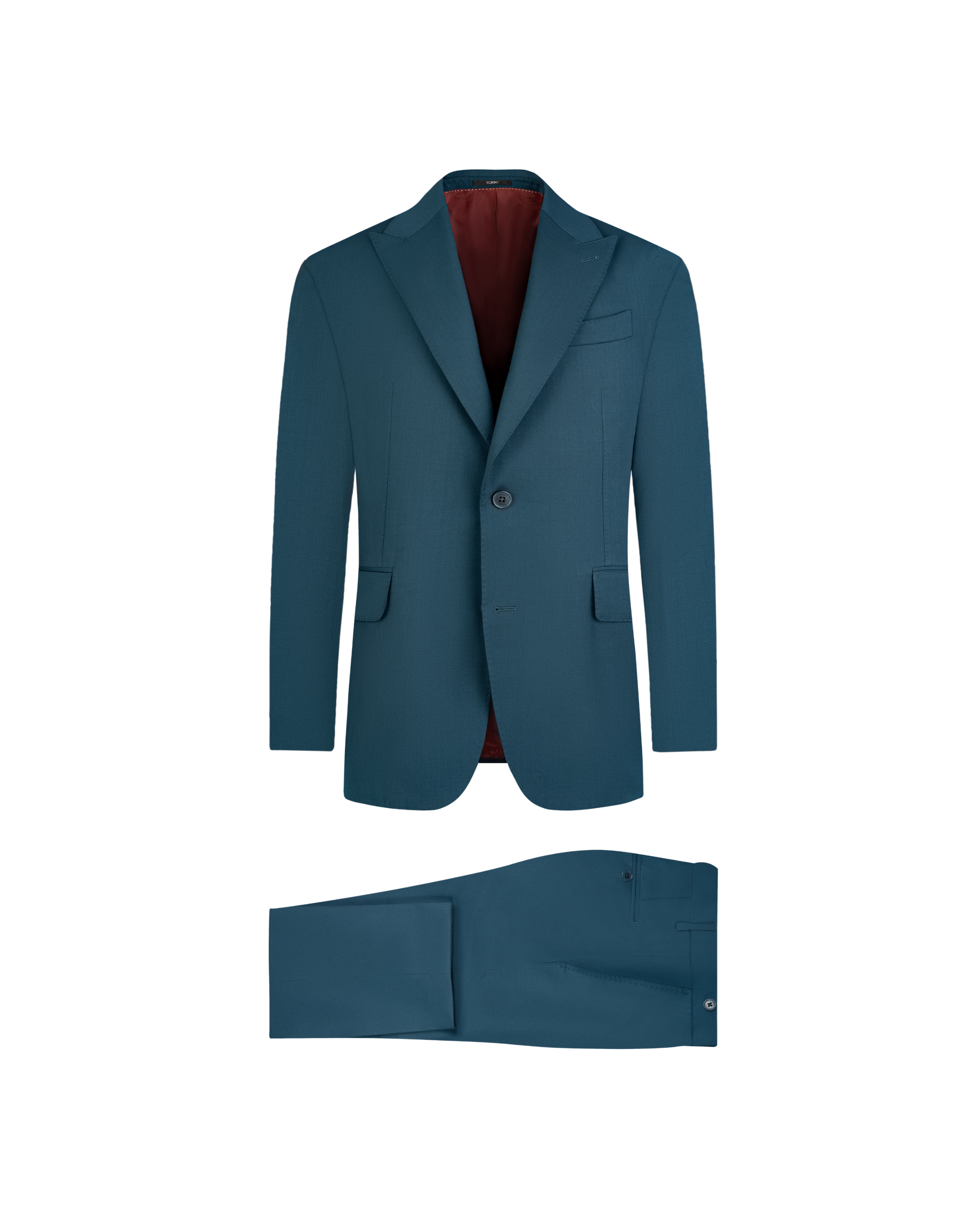 Dark Turqouise Wool Suit