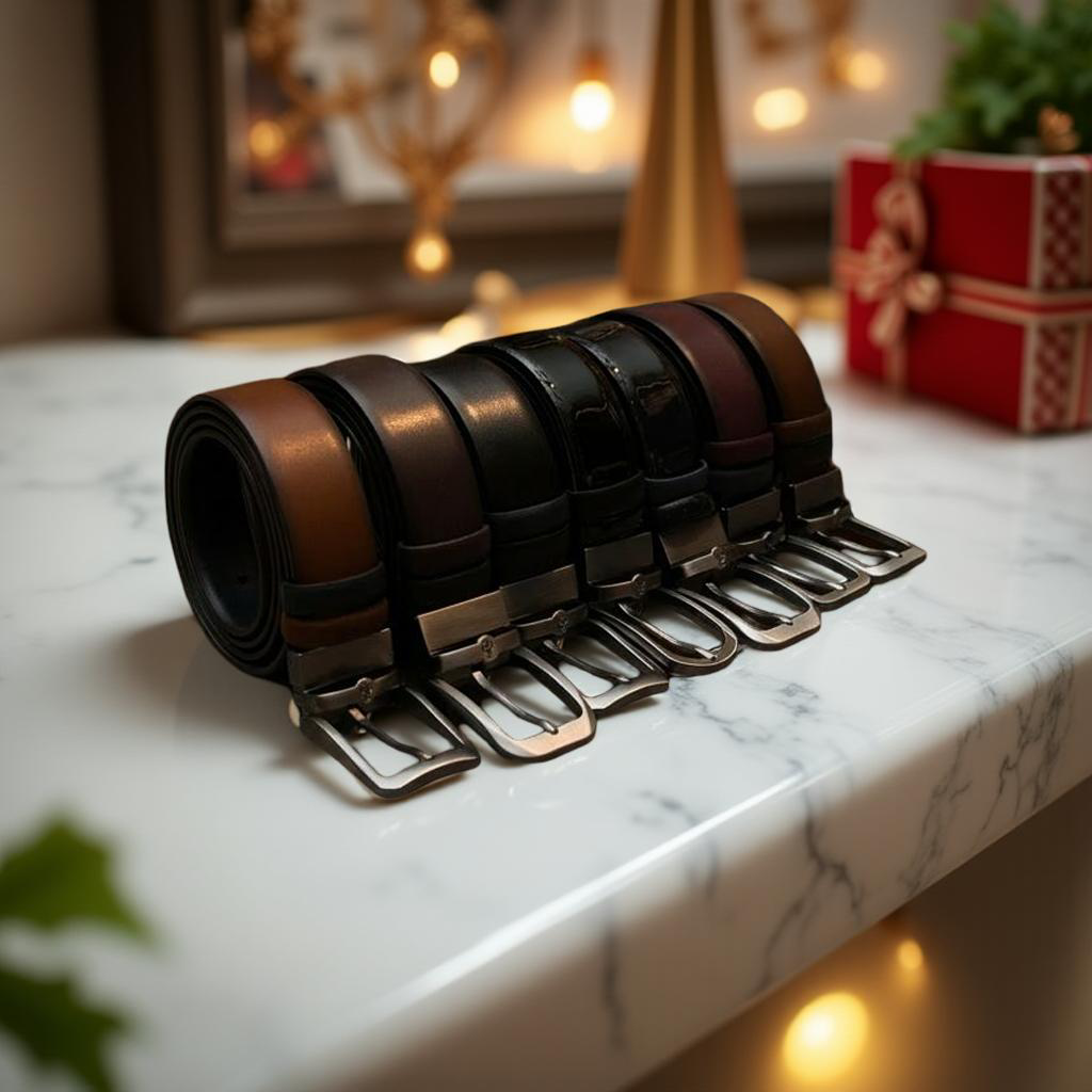 Double Face Leather Belts