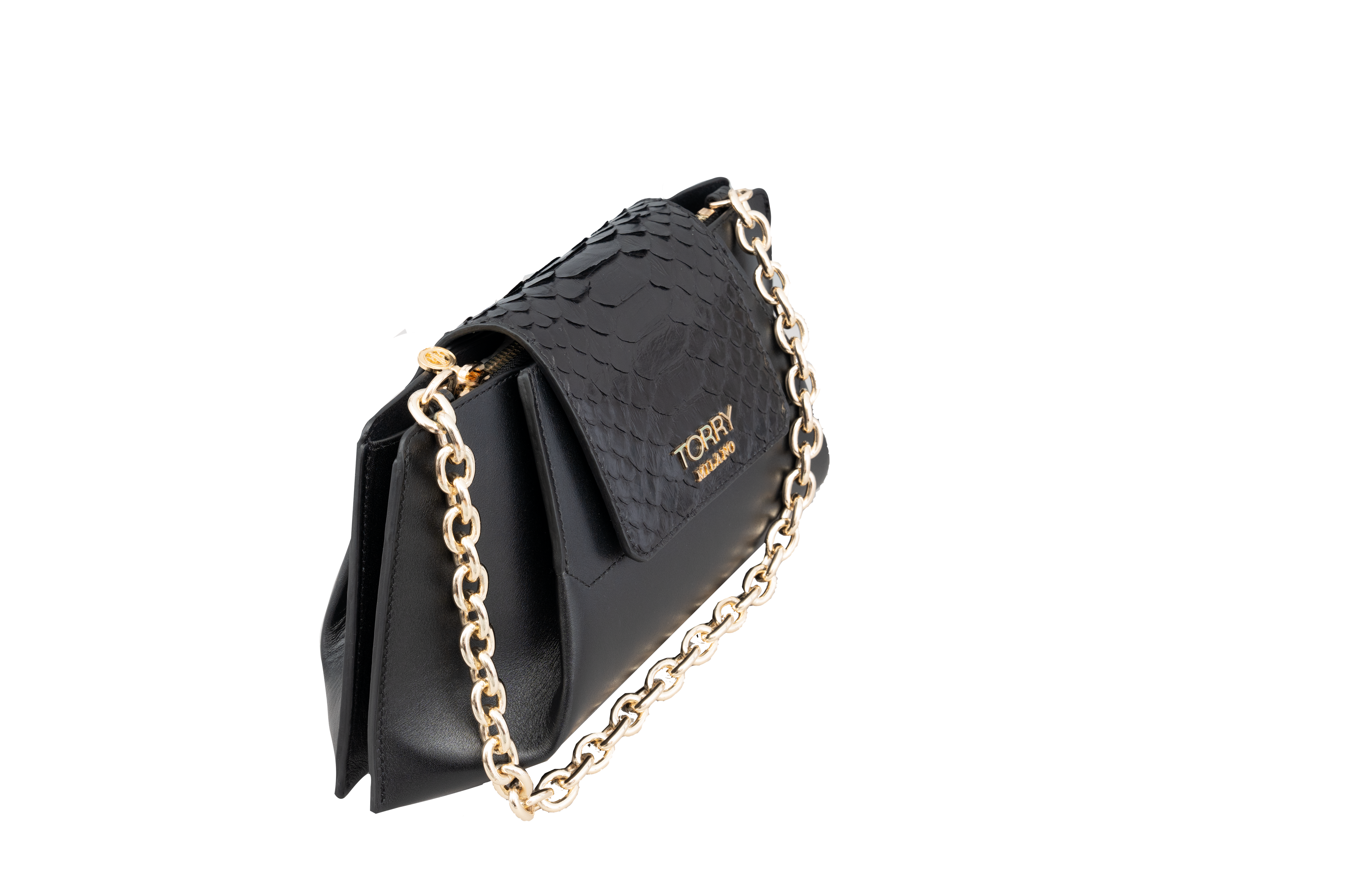 Image of Eclat Python Leather Bag