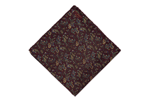Image of Silk Paisley Pocket Square