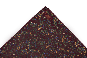 Image of Silk Paisley Pocket Square