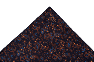 Image of Silk Paisley Pocket Square
