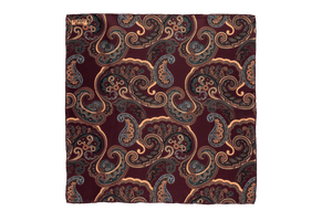 Image of Silk Paisley Pocket Square