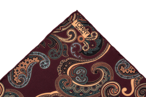 Image of Silk Paisley Pocket Square