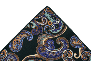 Image of Silk Paisley Pocket Square