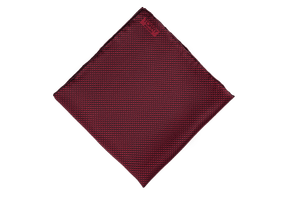 Image of Silk Pyramid Pattern Pocket Square