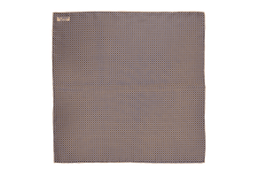 Image of Silk Geometric Pattern Pocket Square