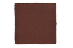 Image of Silk Geometric Pattern Pocket Square