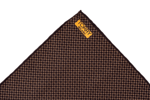 Image of Silk Chain Pattern Pocket Square