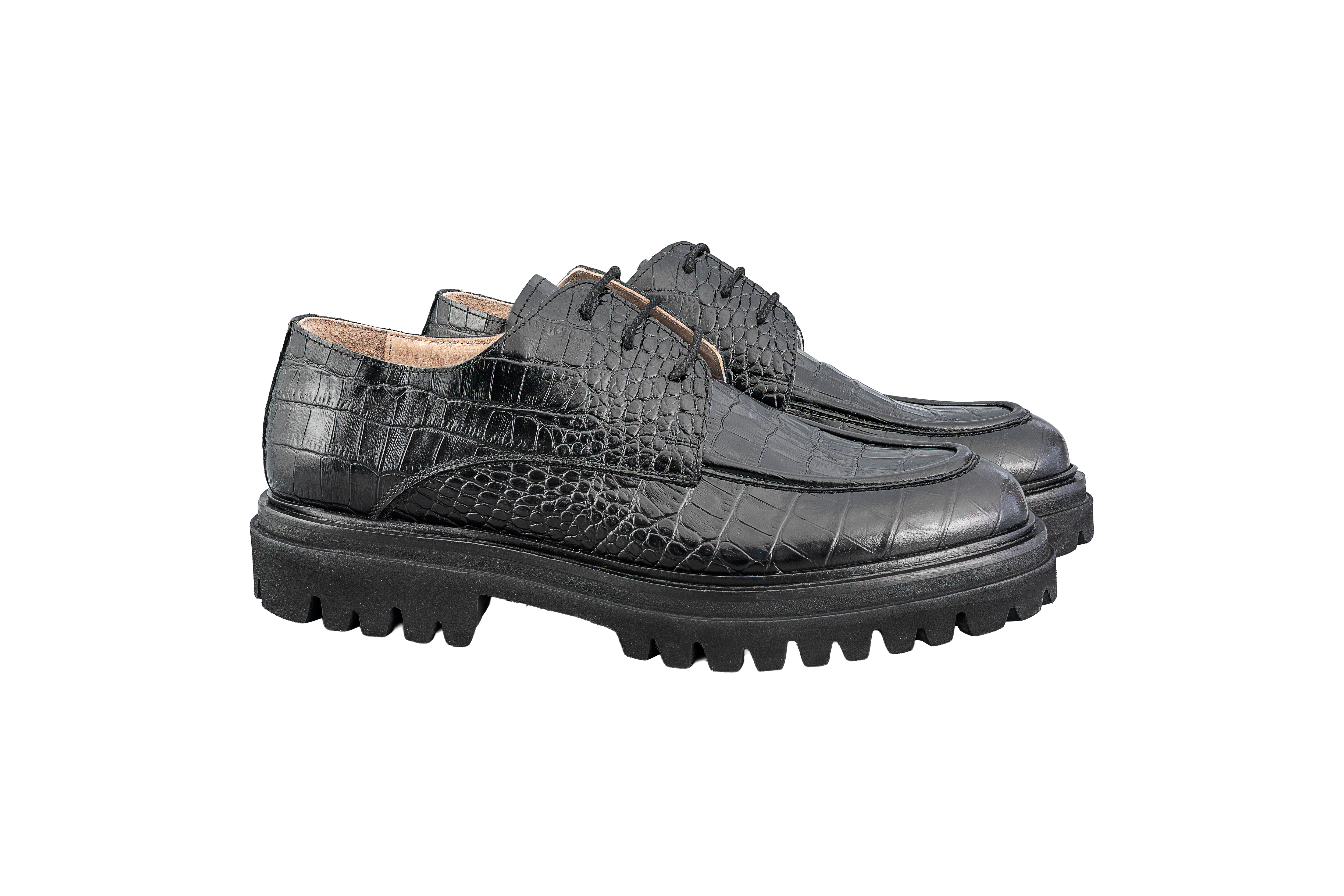 Croco Print Shoes