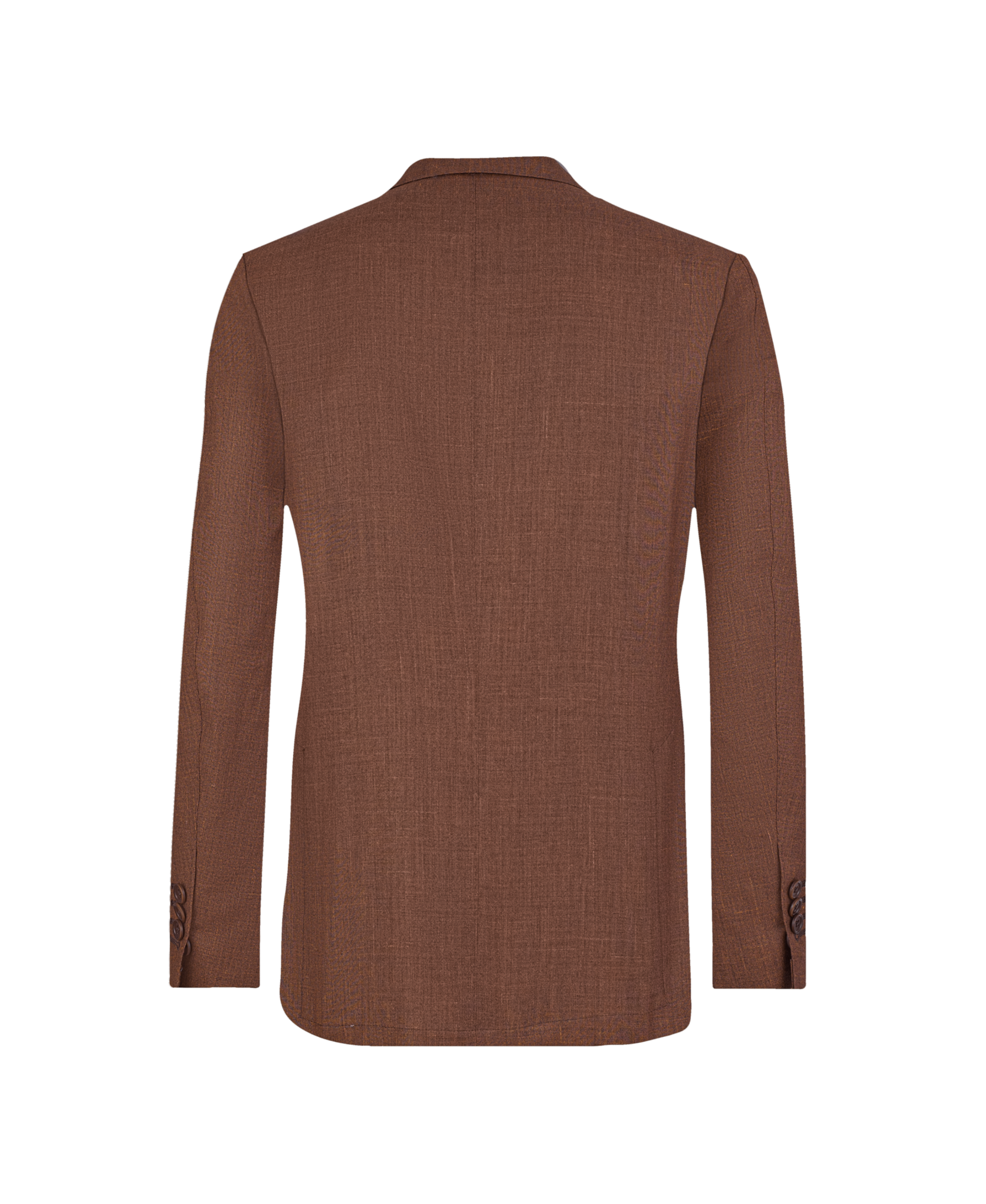Brown Linen & Wool Blazer