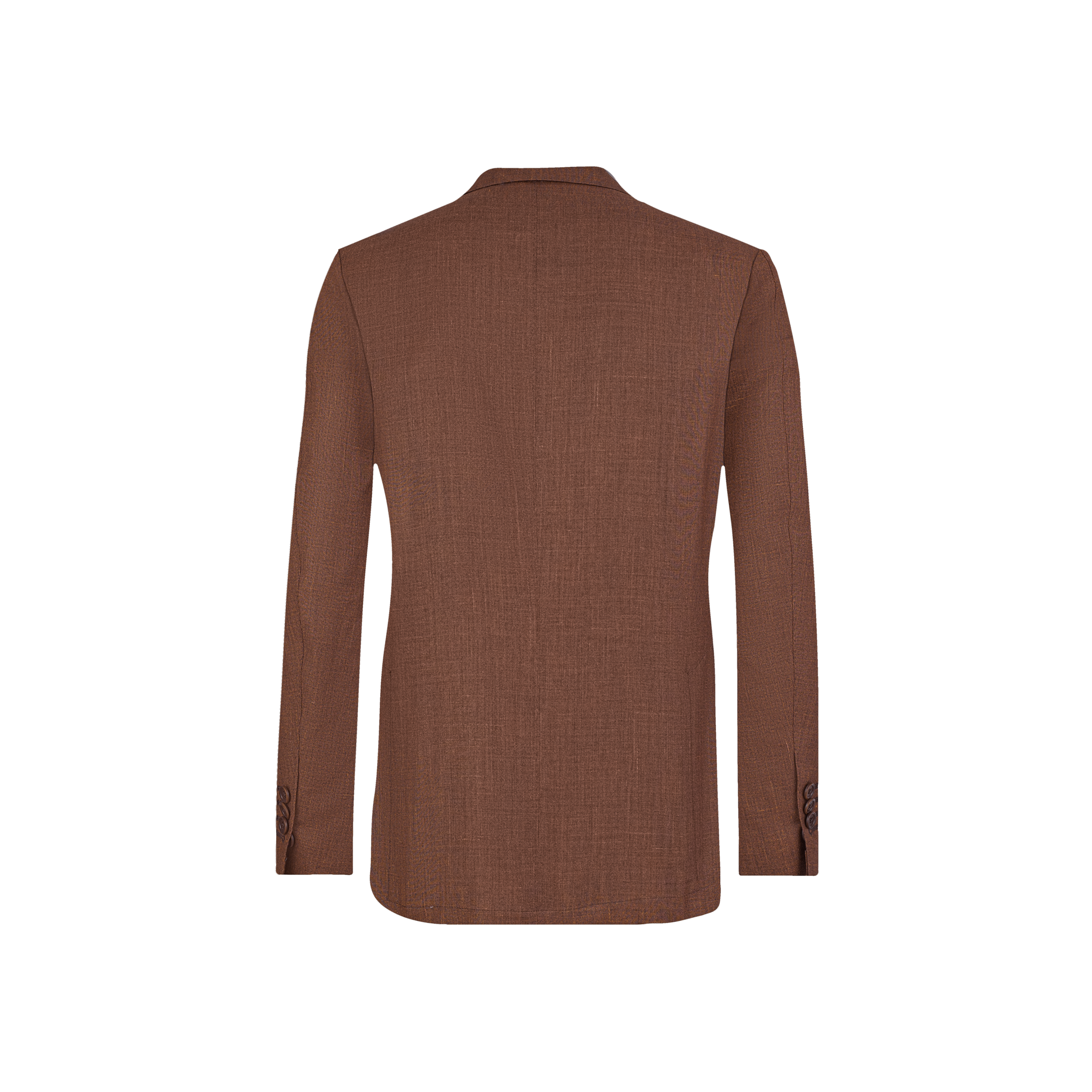 Brown Linen&Wool Jacket