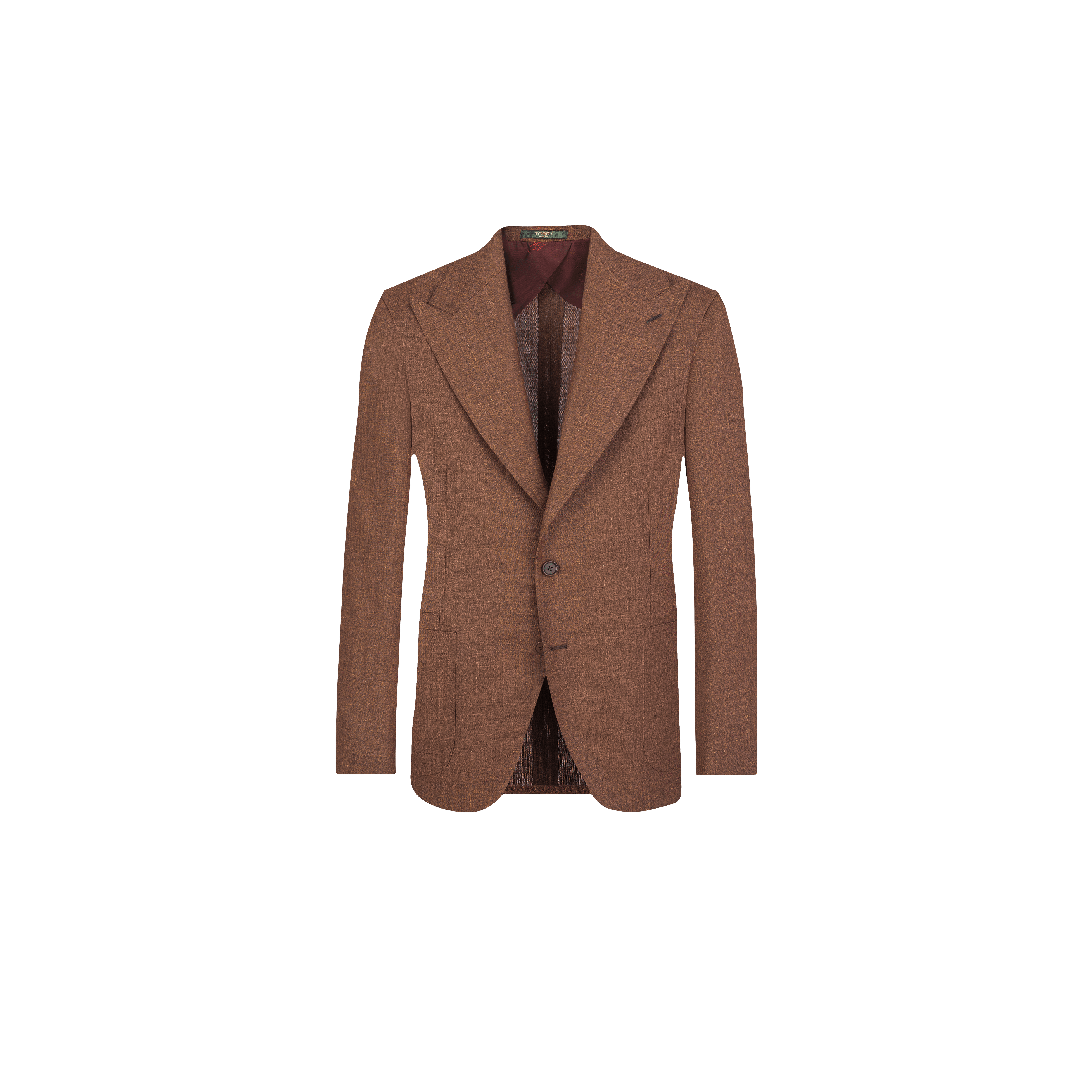 Brown Linen&Wool Jacket