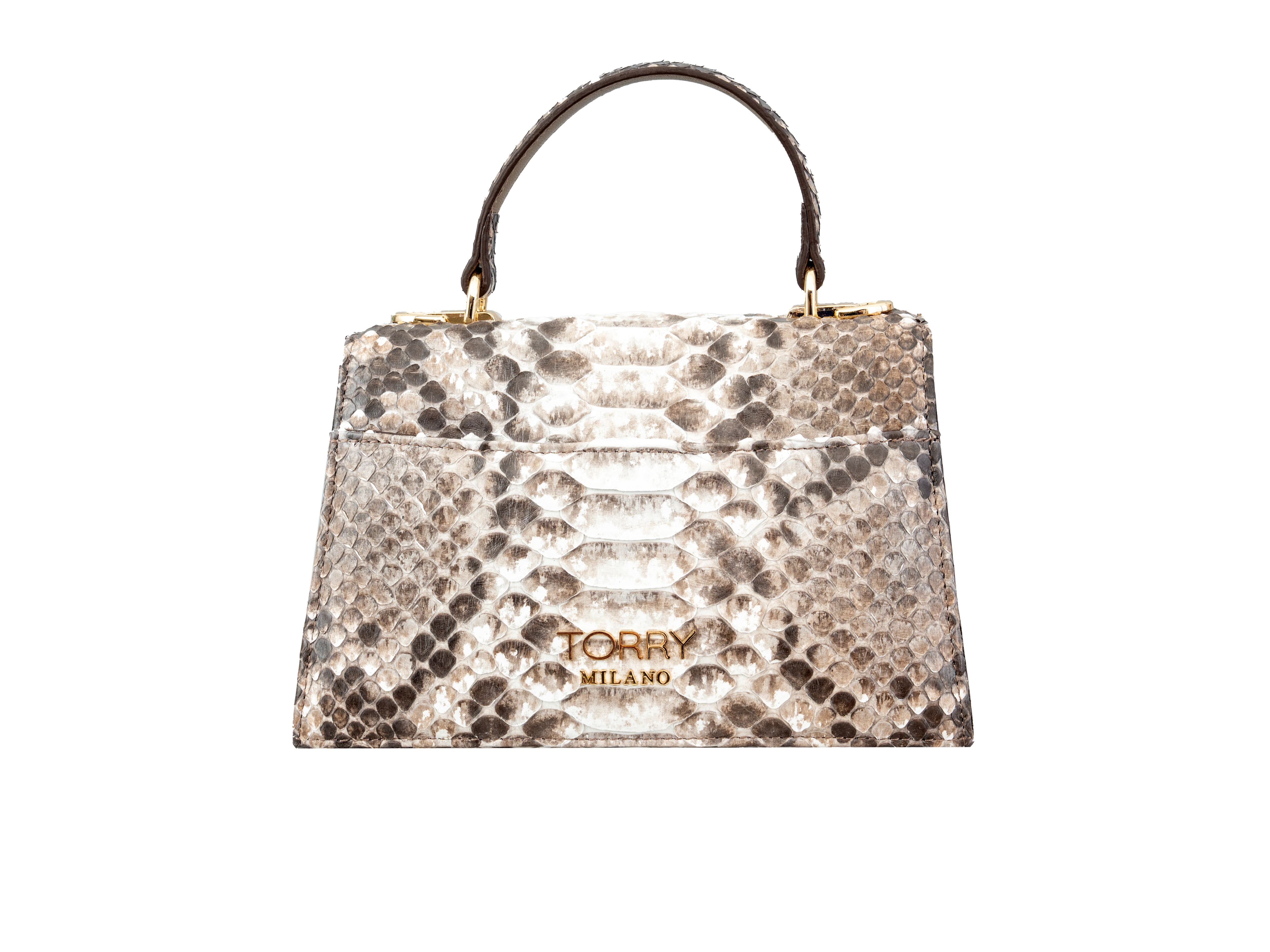 Luxora Python Leather Bag
