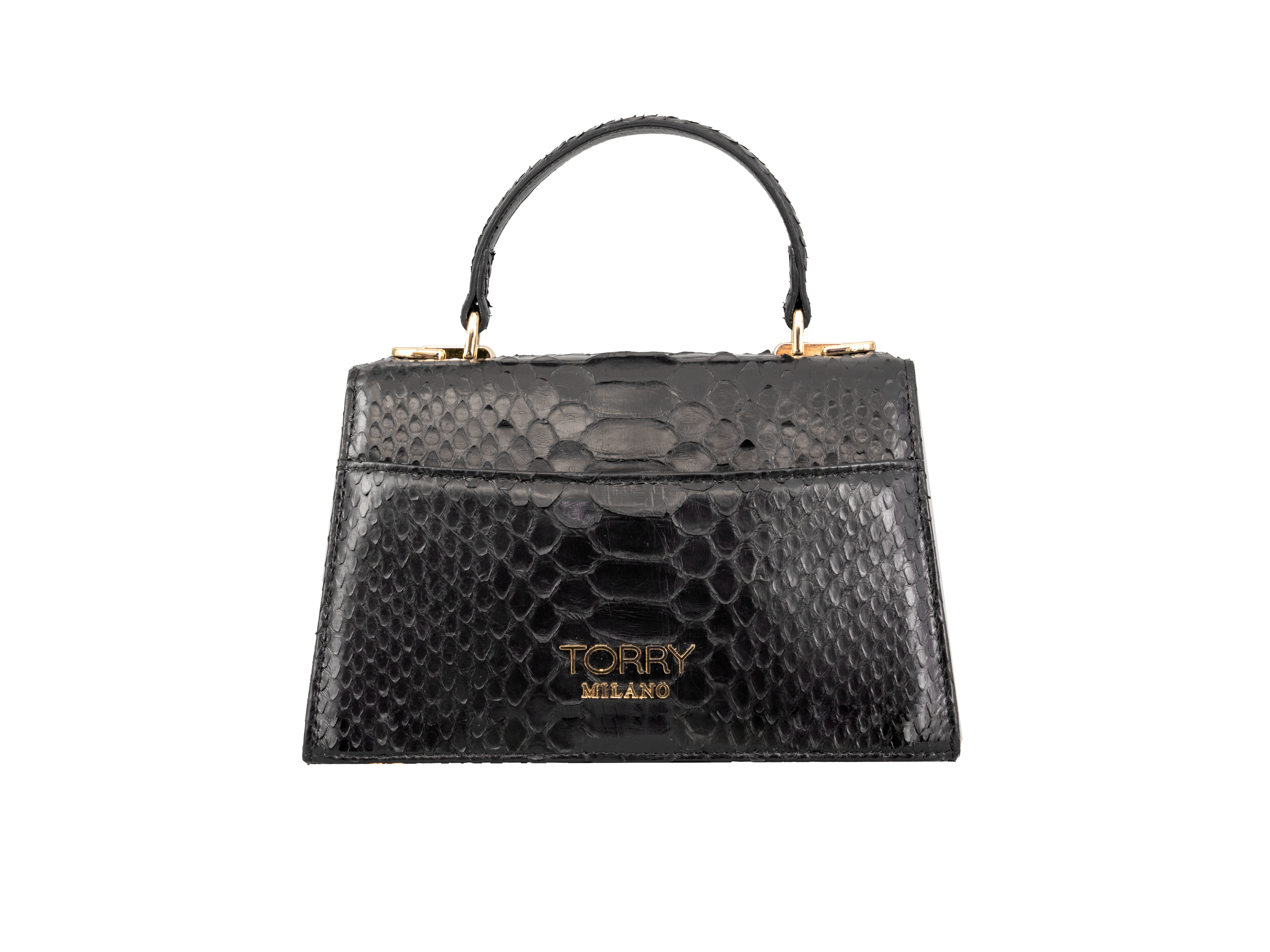 Luxora Python Leather Bag