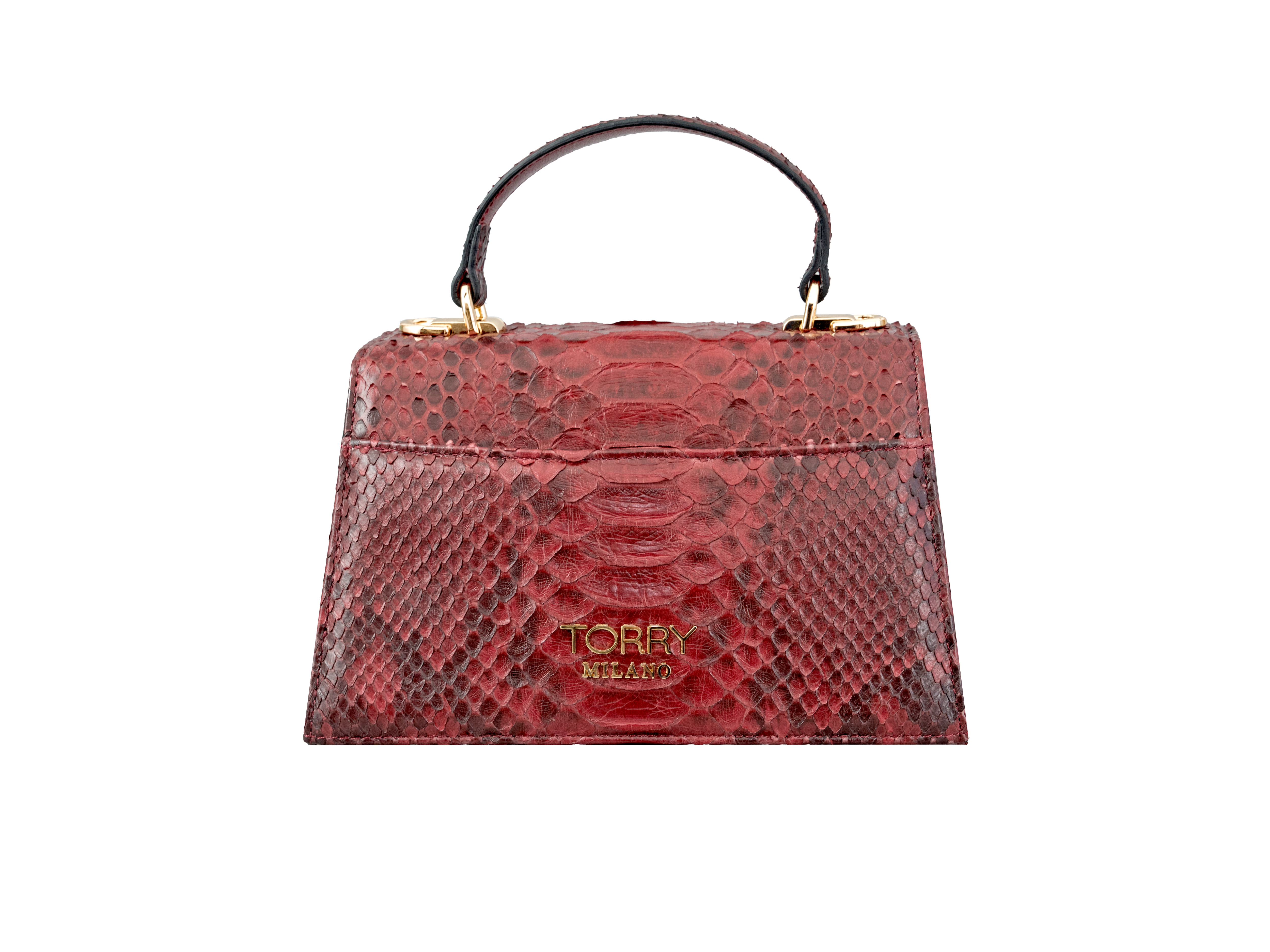 Luxora Python Leather Bag