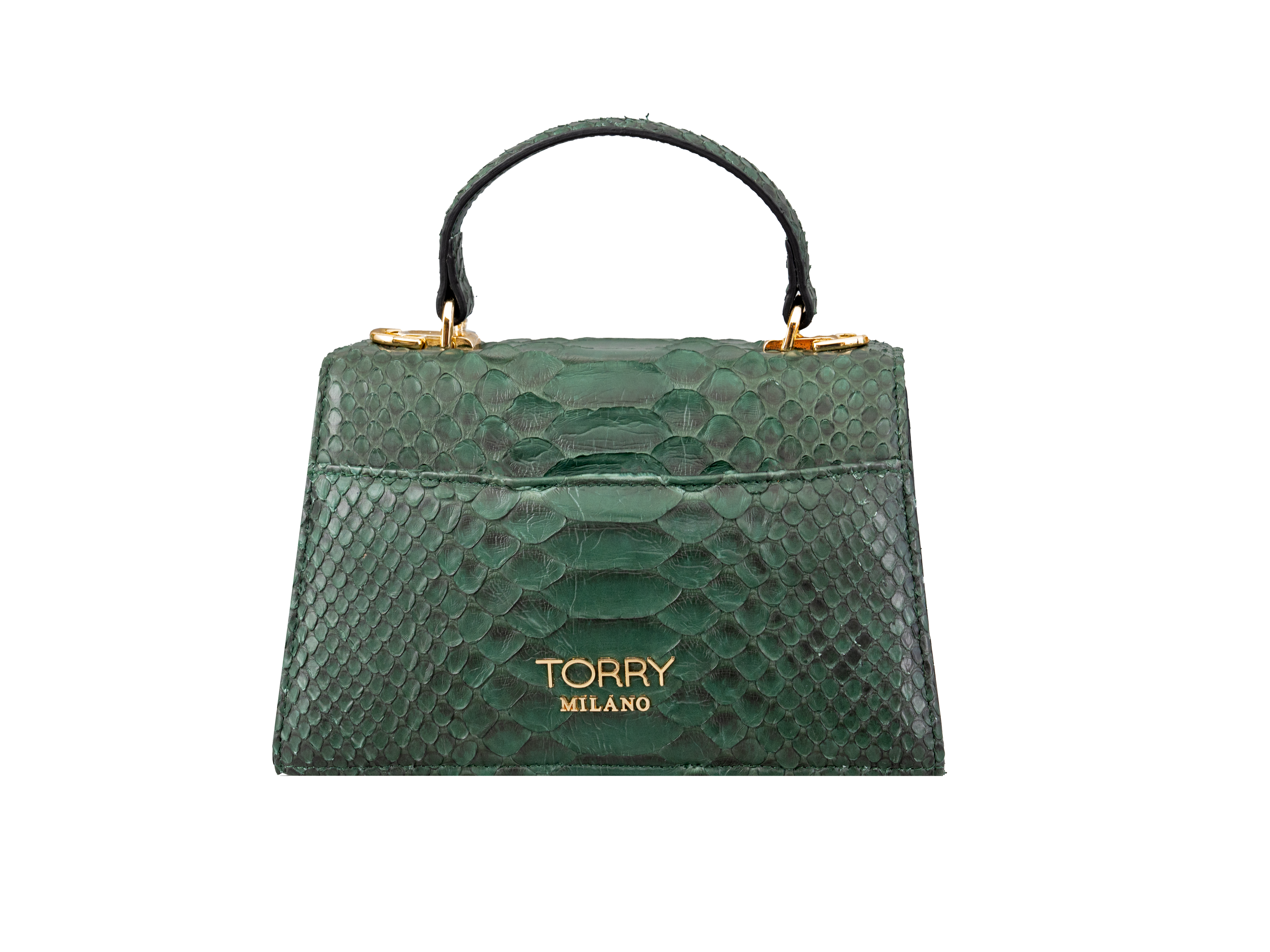 Luxora Python Leather Bag