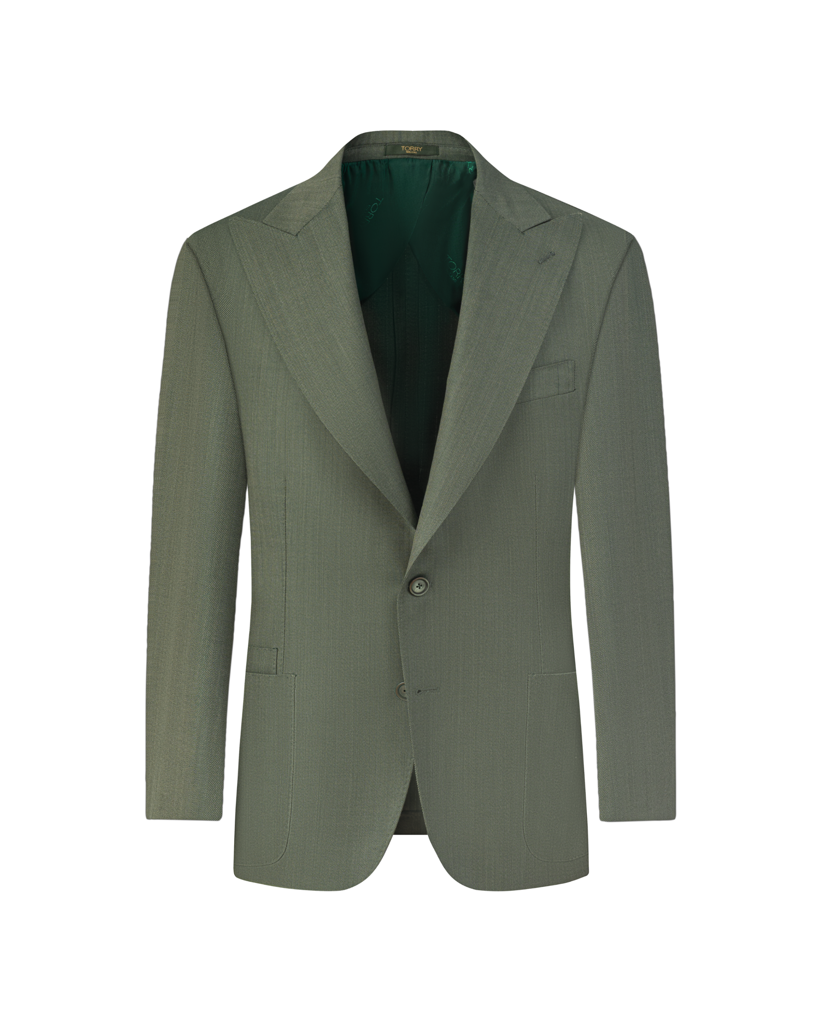 Green Wool Blazer