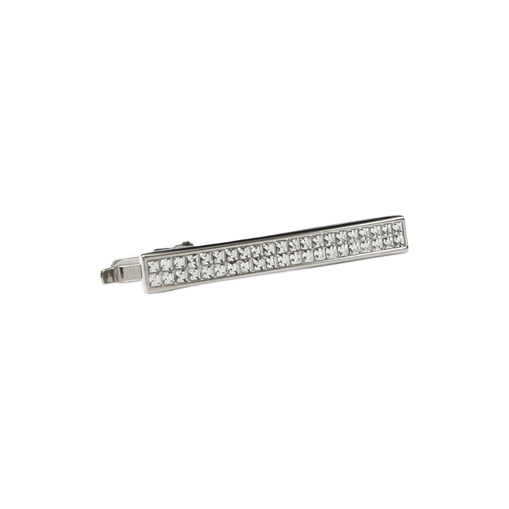 Pavé Crystal Tie Clip