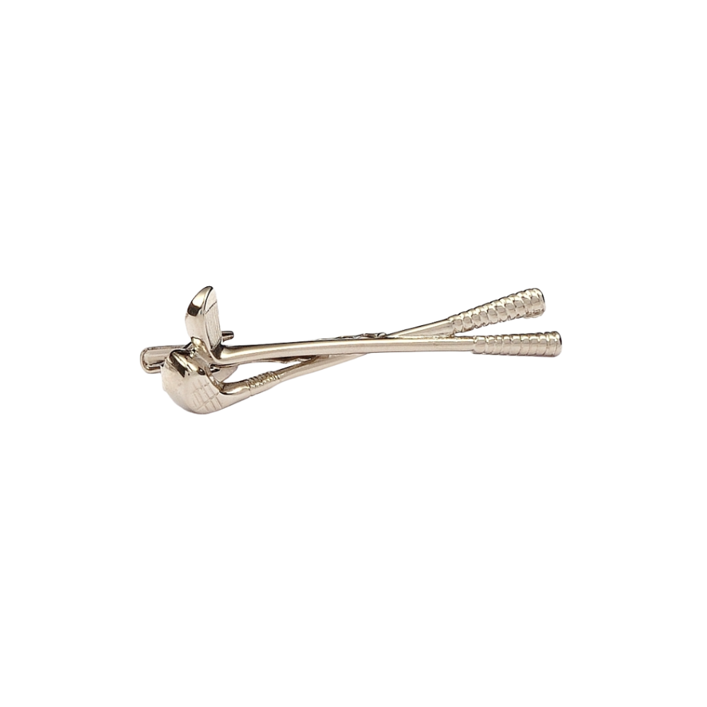 Black metal rod with a spherical end on a white background