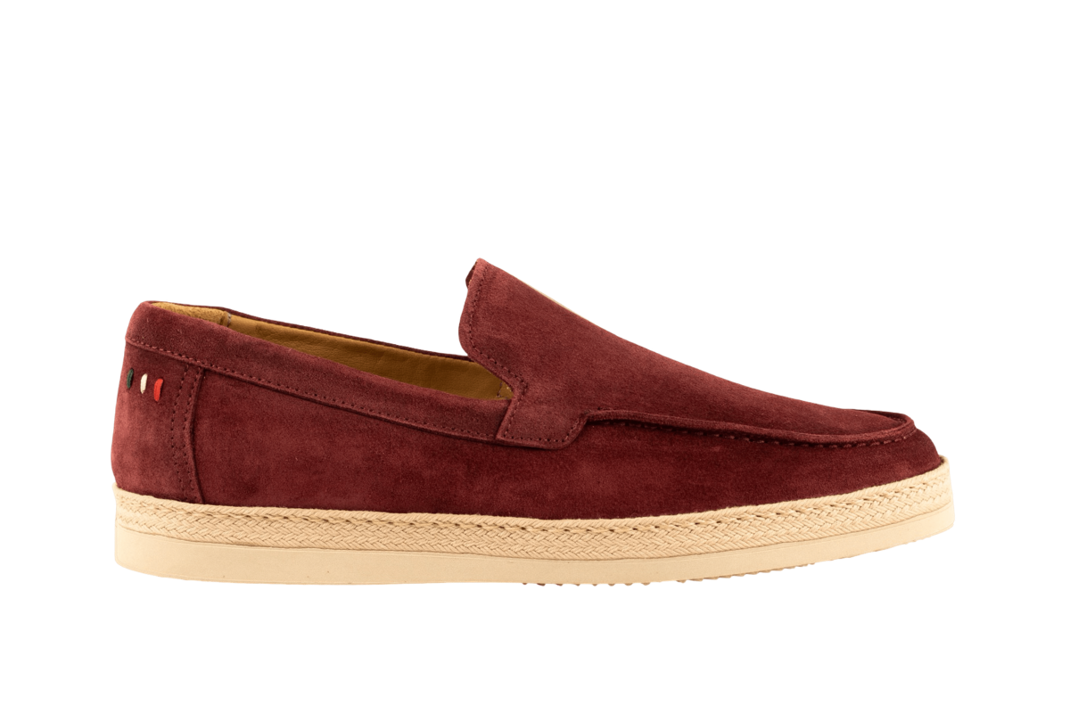 Burgundy Leather Loafers
