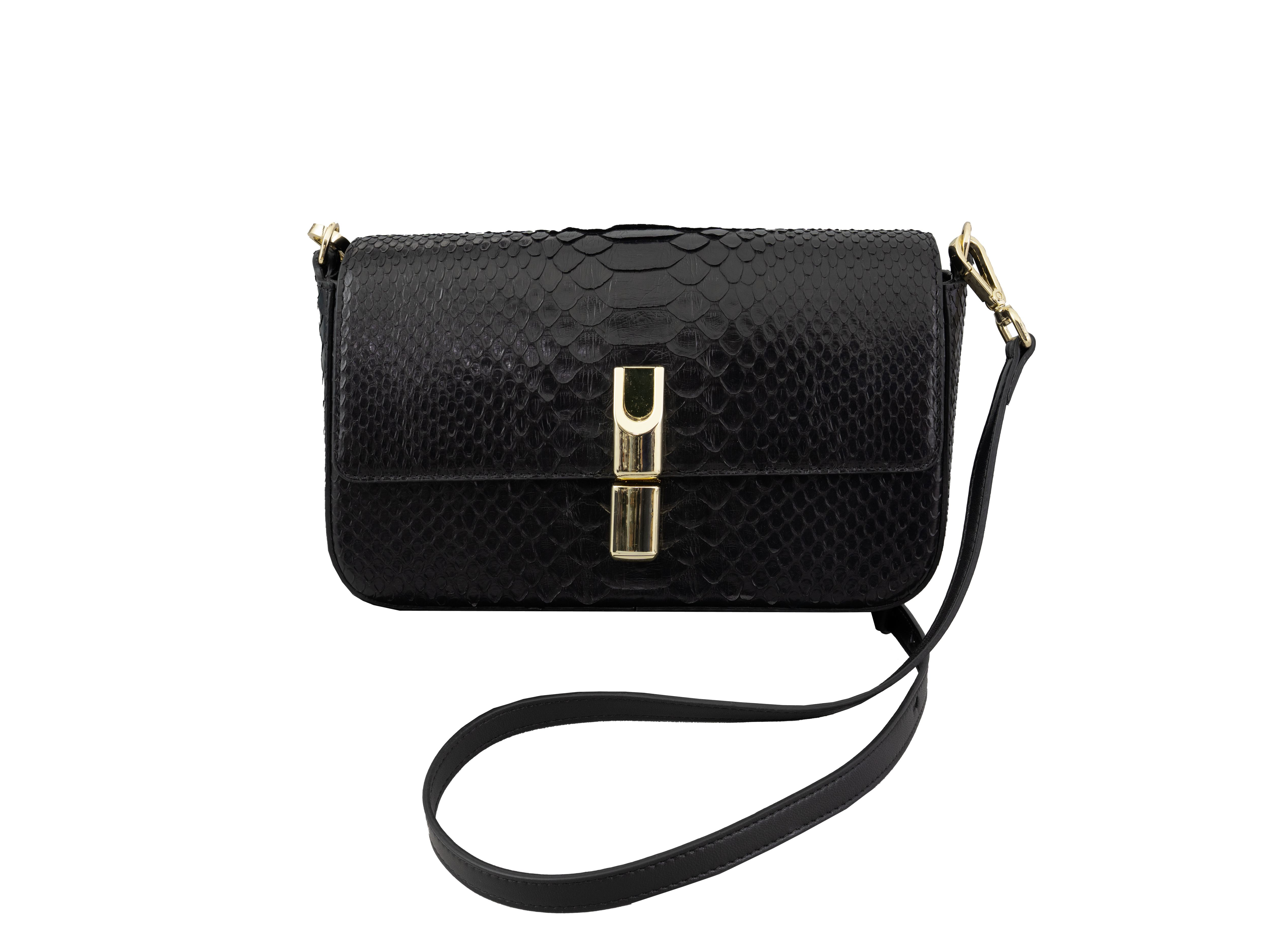 Nocturne Python Leather Bag
