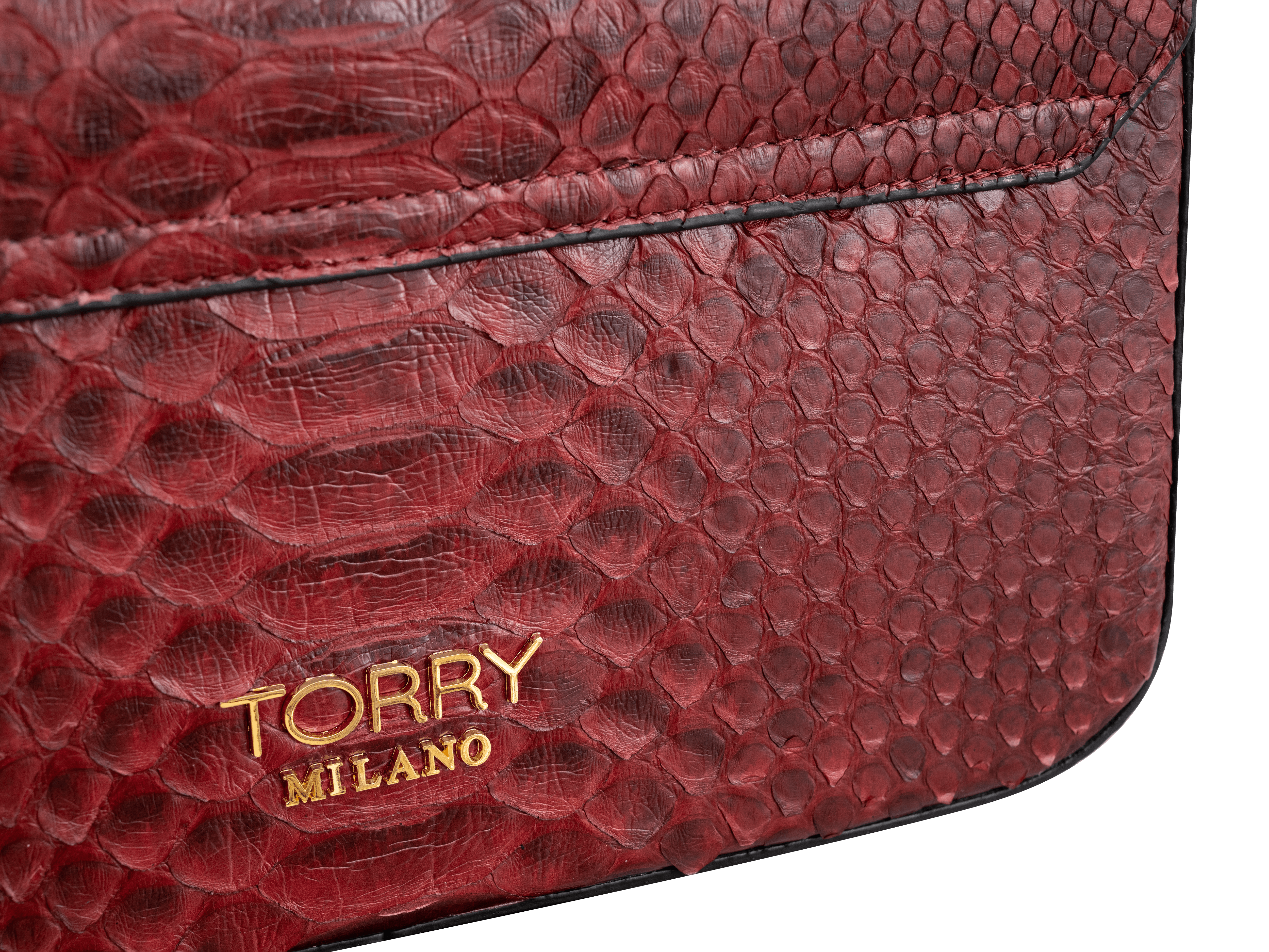 Nocturne Python Leather Bag