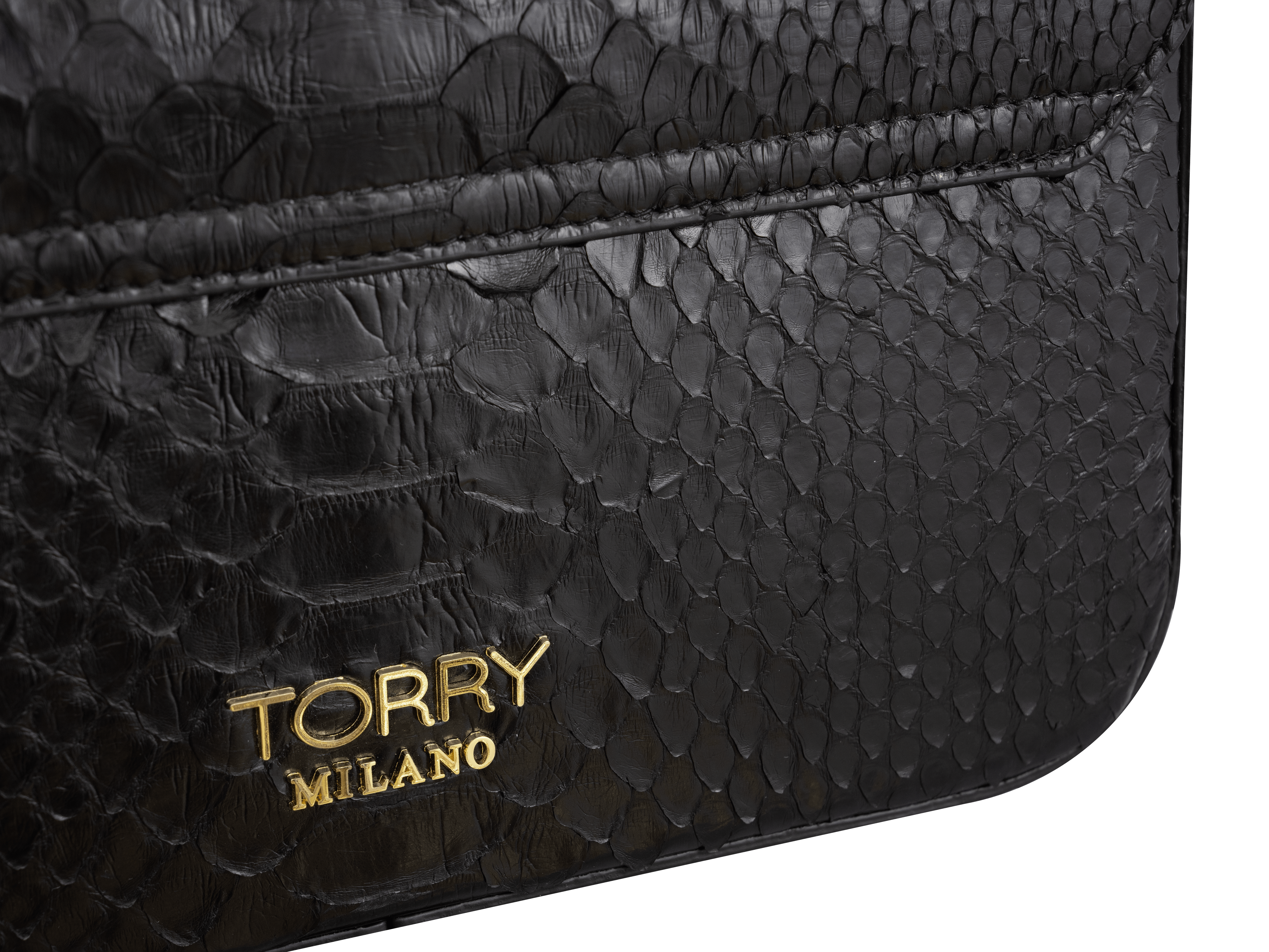 Nocturne Python Leather Bag