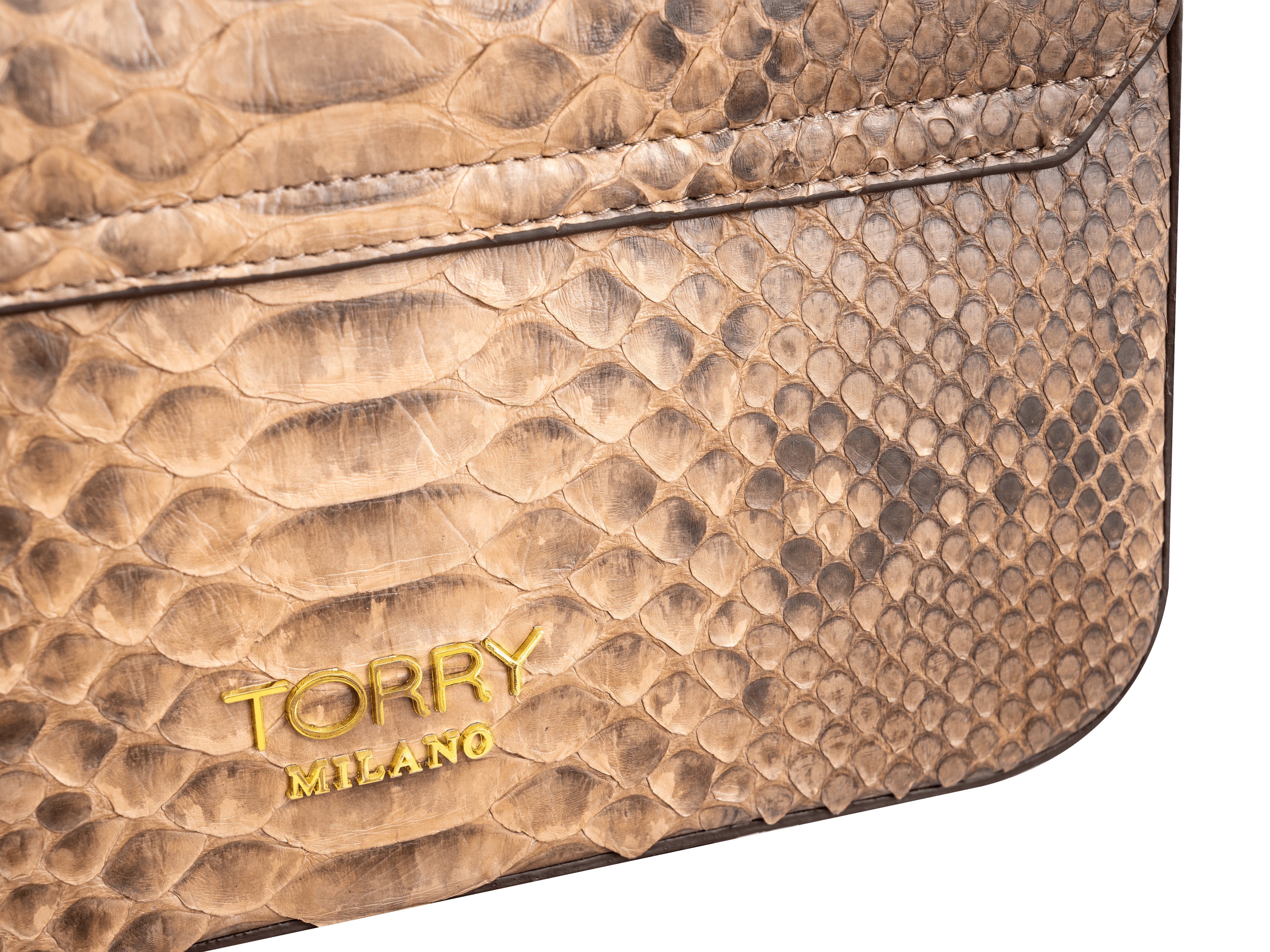 Nocturne Python Leather Bag