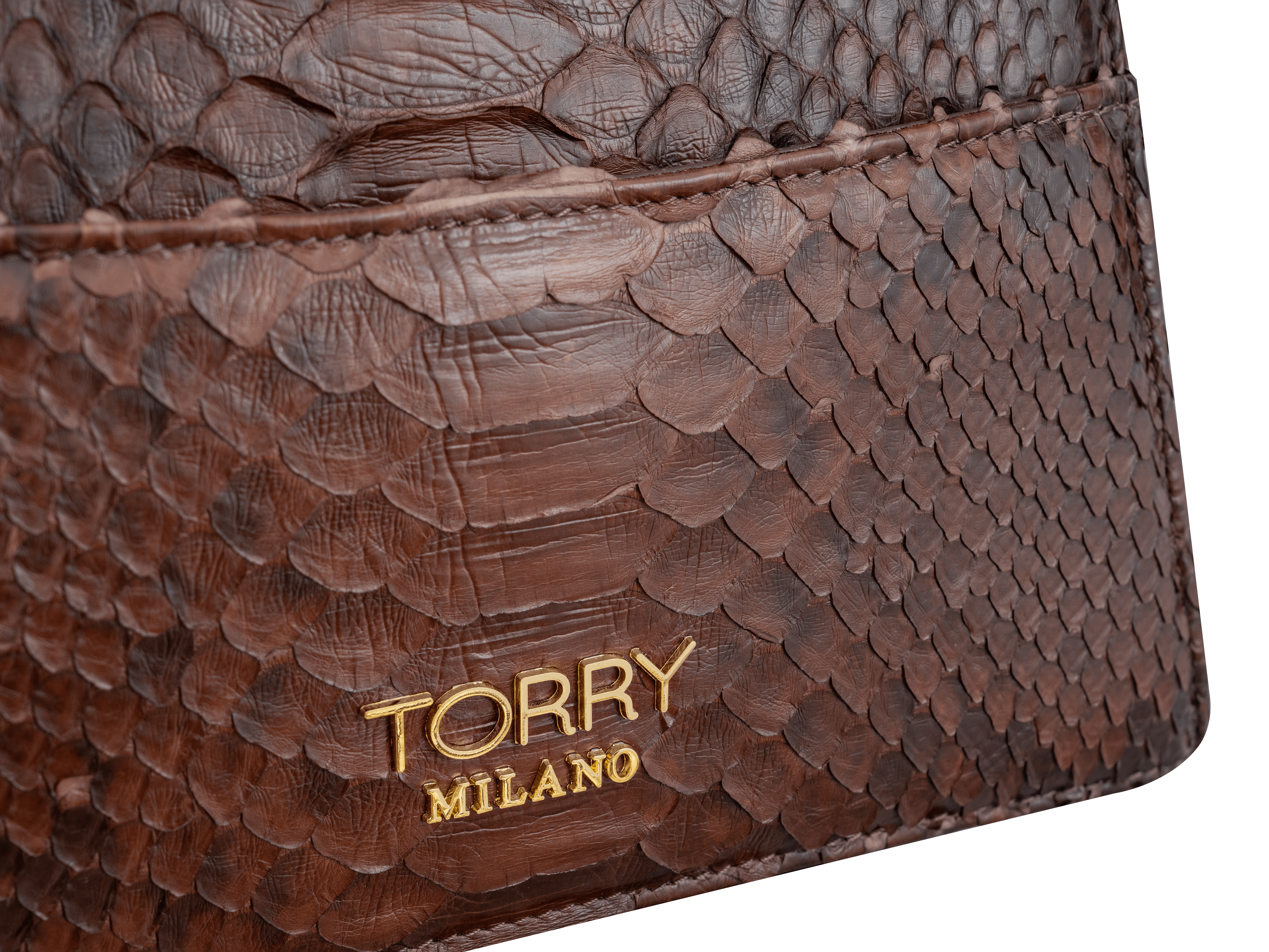 Luxora Python Leather Bag