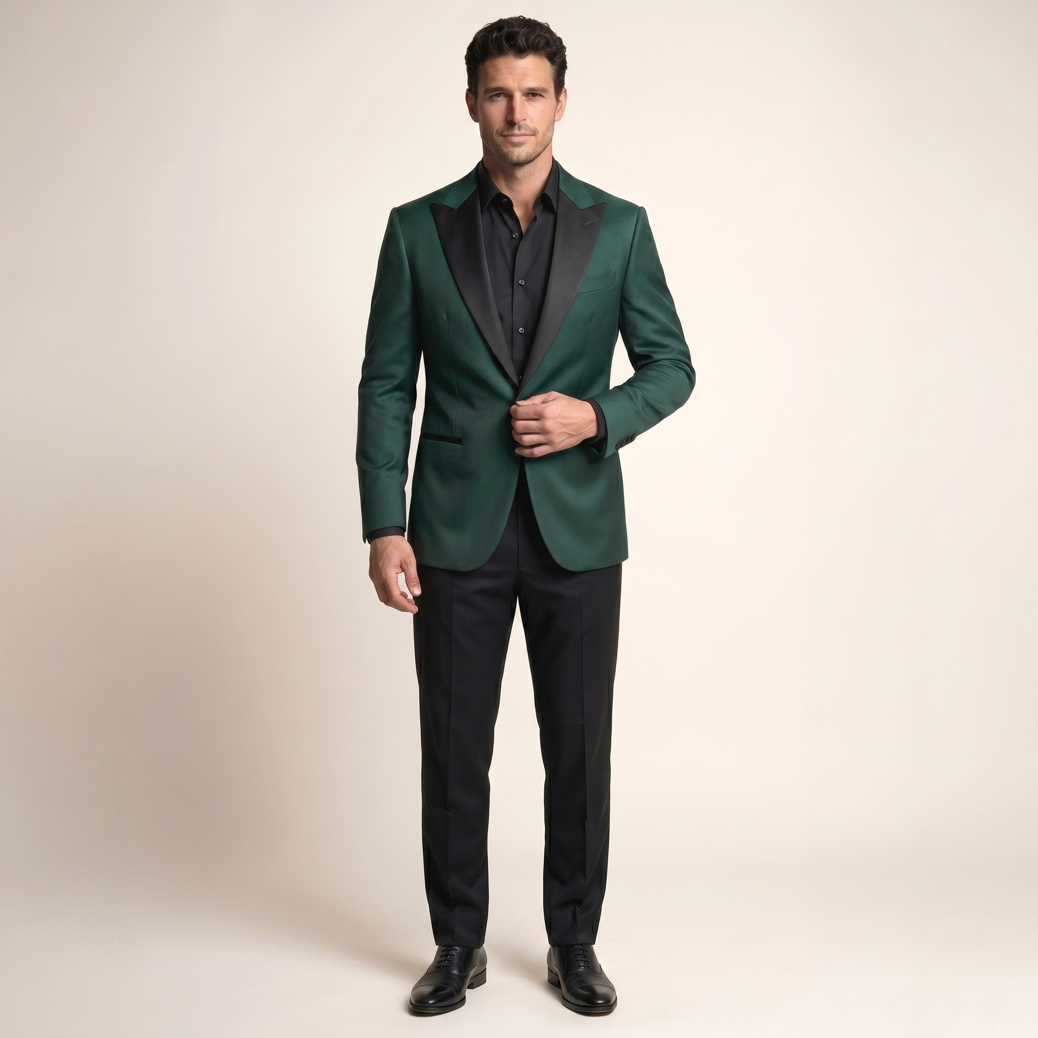 Green Ceremony Satin Tuxedo