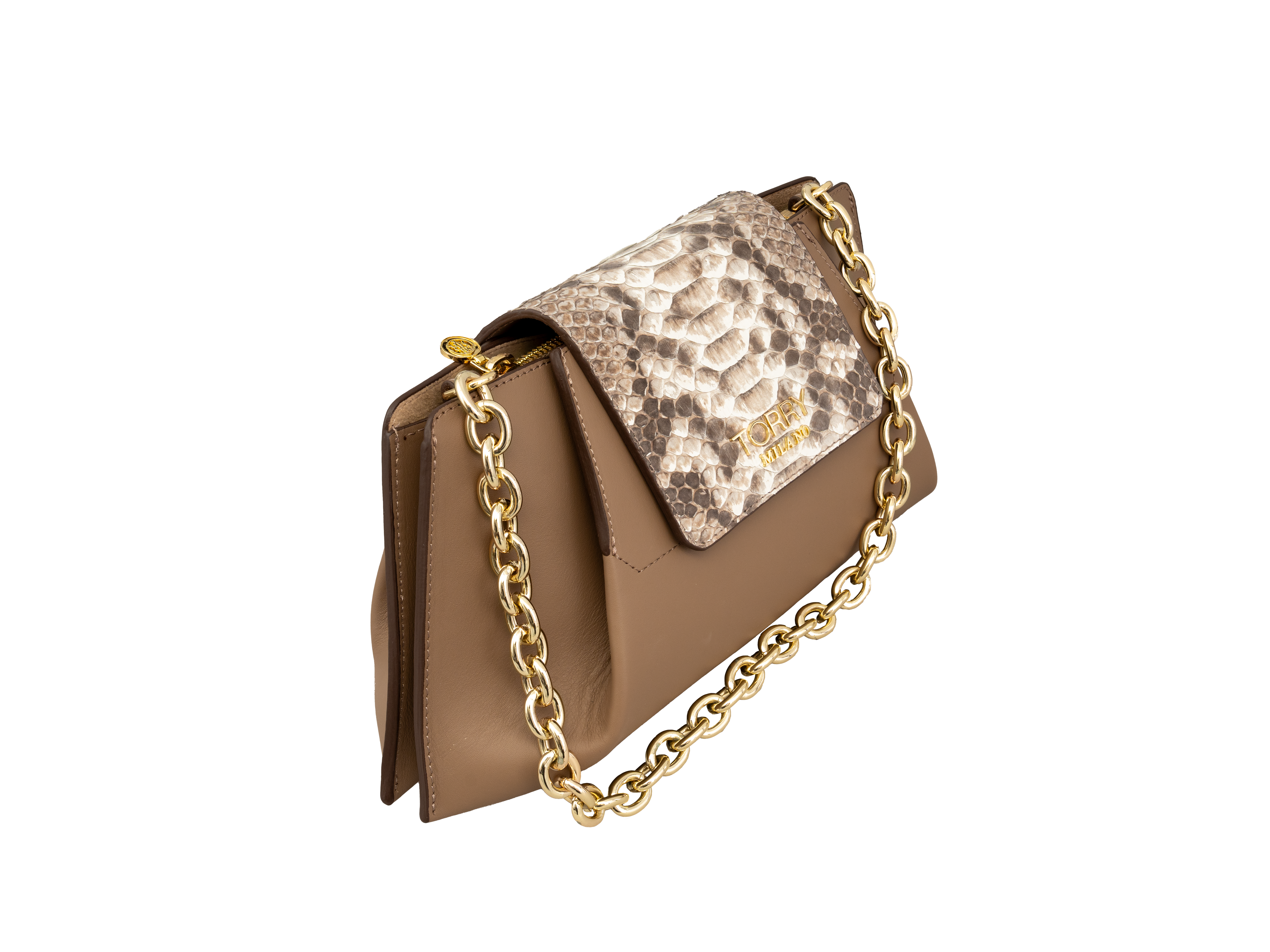 Eclat Python Leather Bag