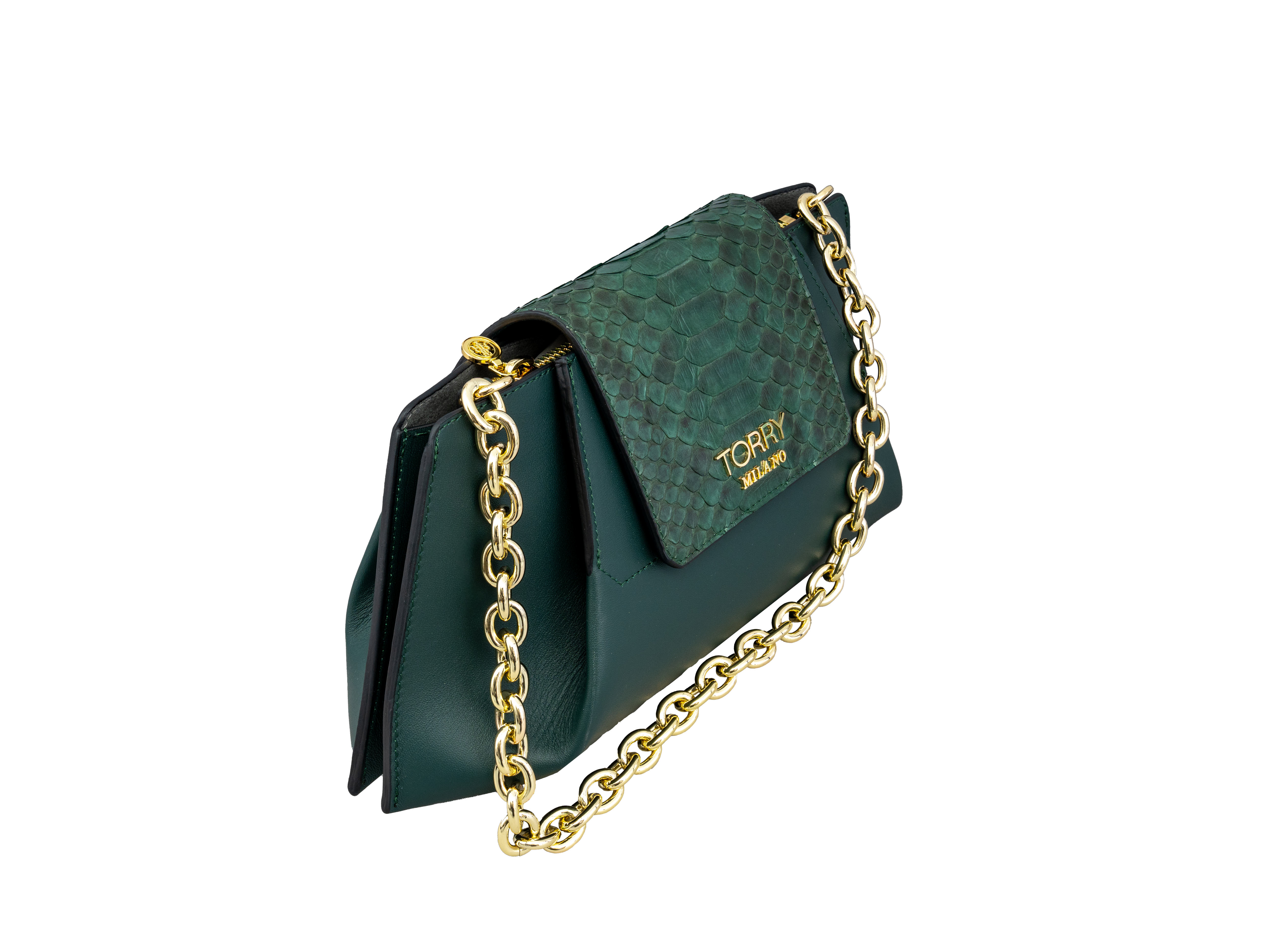 Eclat Python Leather Bag