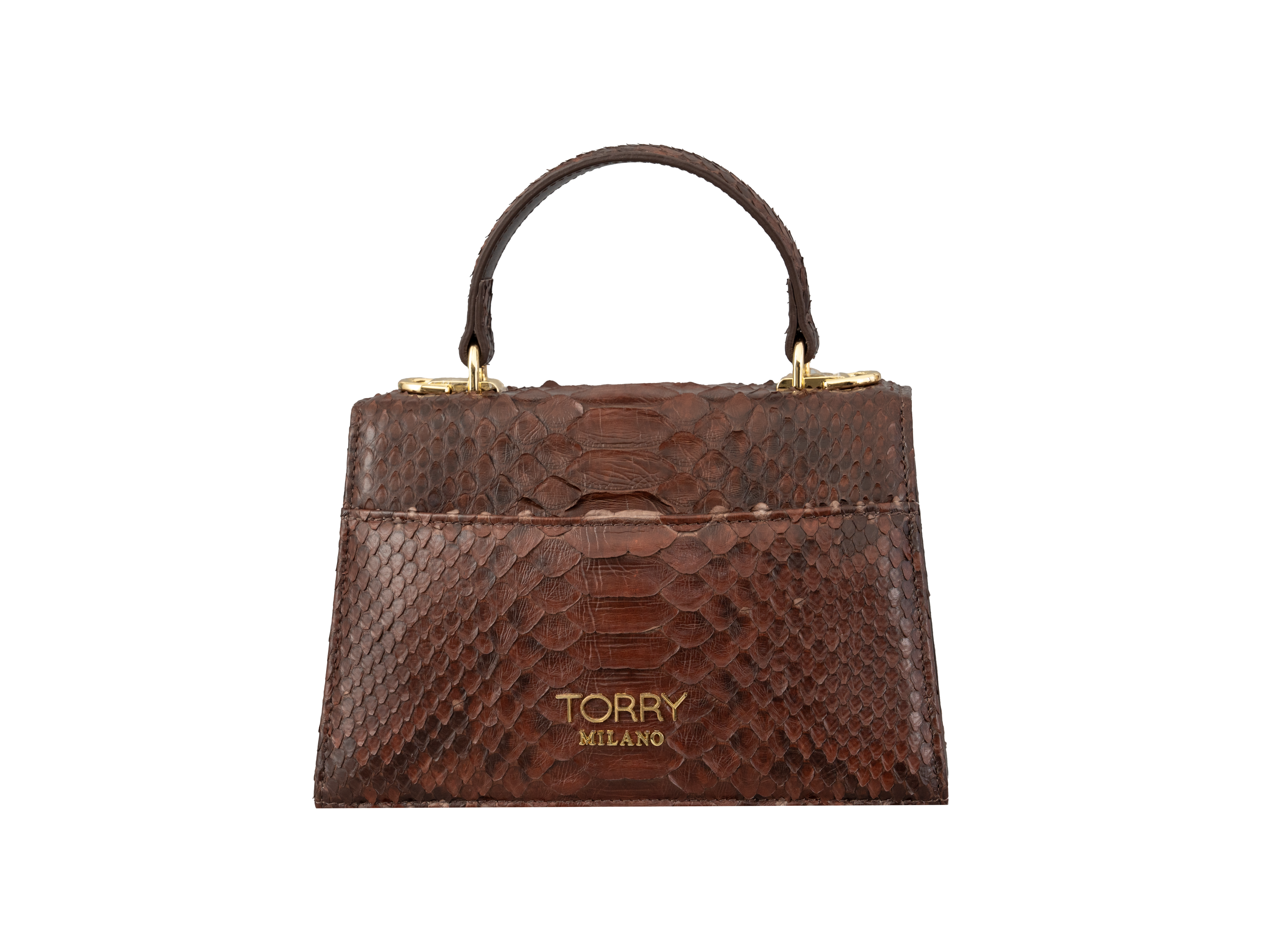 Luxora Python Leather Bag
