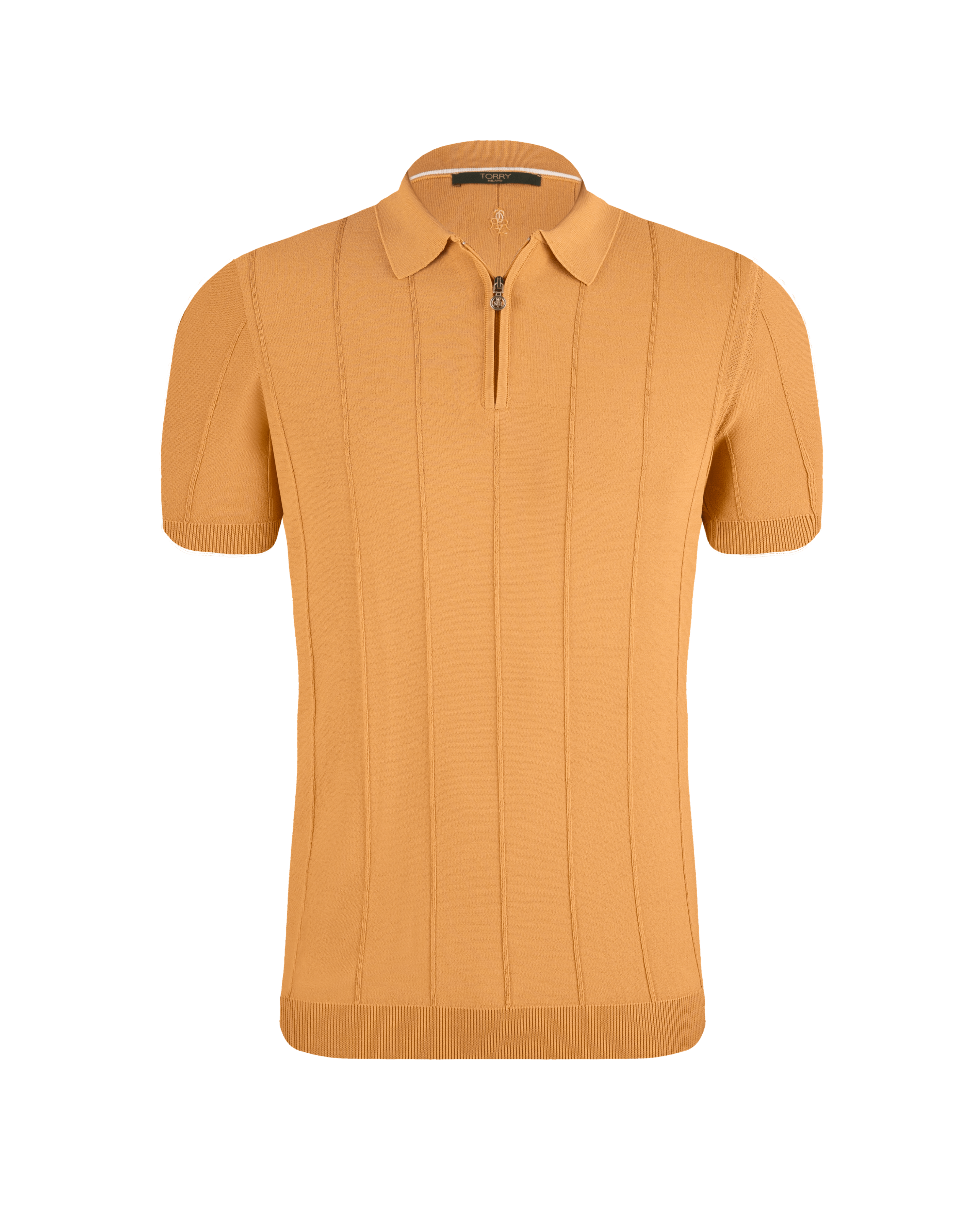 Yellow Luxury Lines Polo T-Shirt