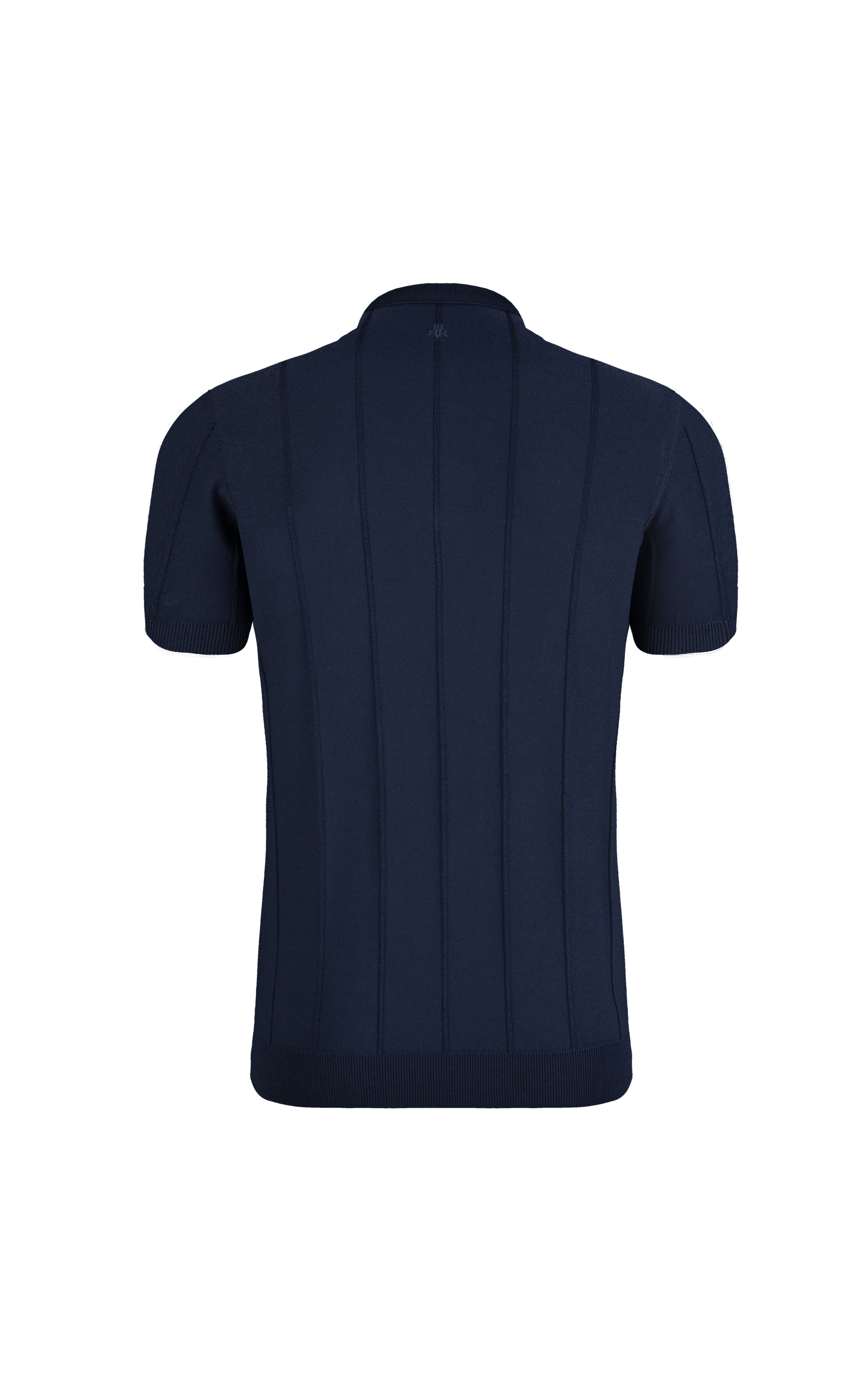 Navy Blue Luxury Lines Polo T-Shirt