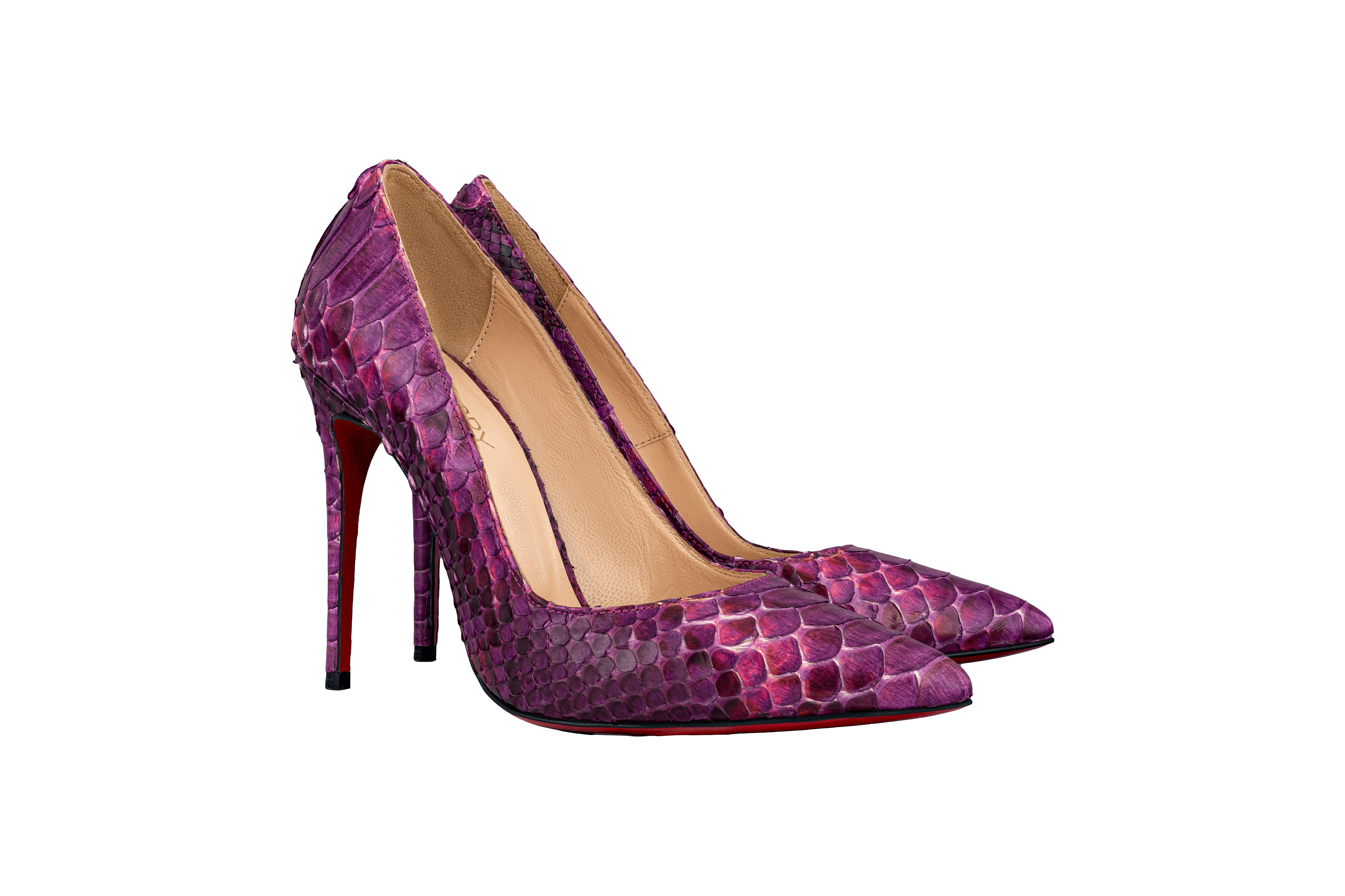 Luxus Python Bőr Stiletto