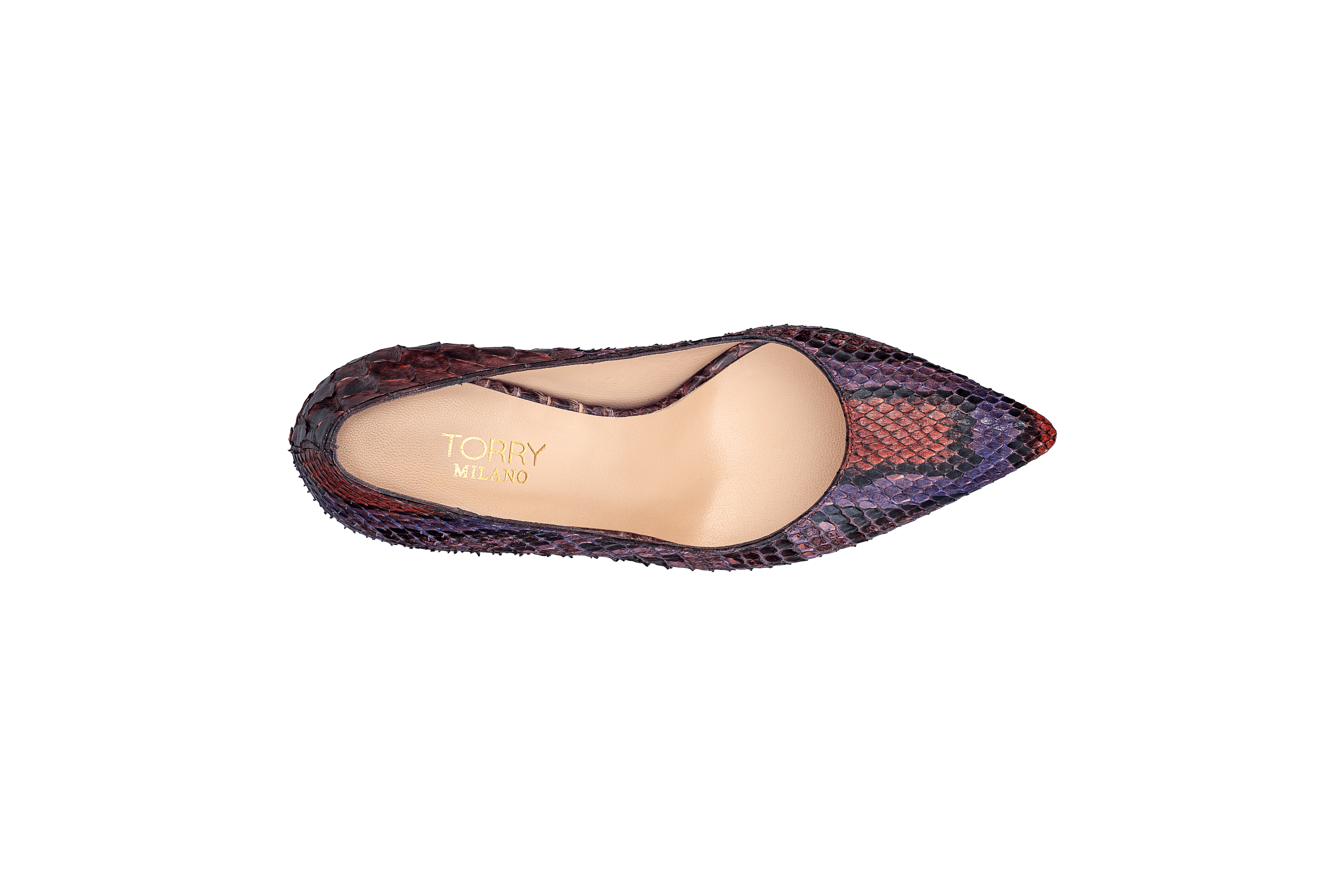 Luxury Python Leather Stilettos